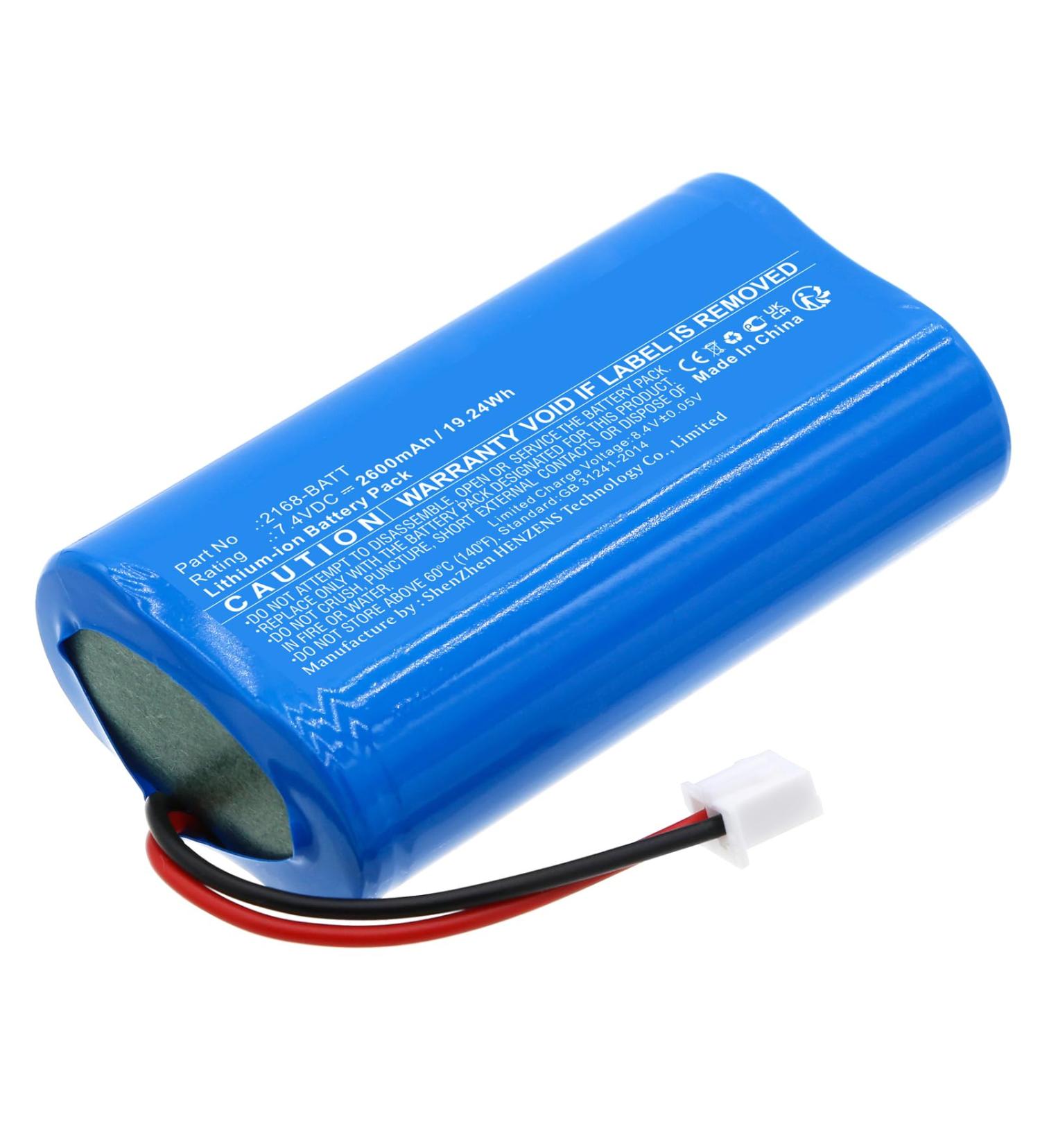 Buy Synergy Digital Flashlight Battery for Nightstick 2168-BATT | 7.4V 2600mAh Ultra High Capacity Replacement - Buy Online on GoSupps.com