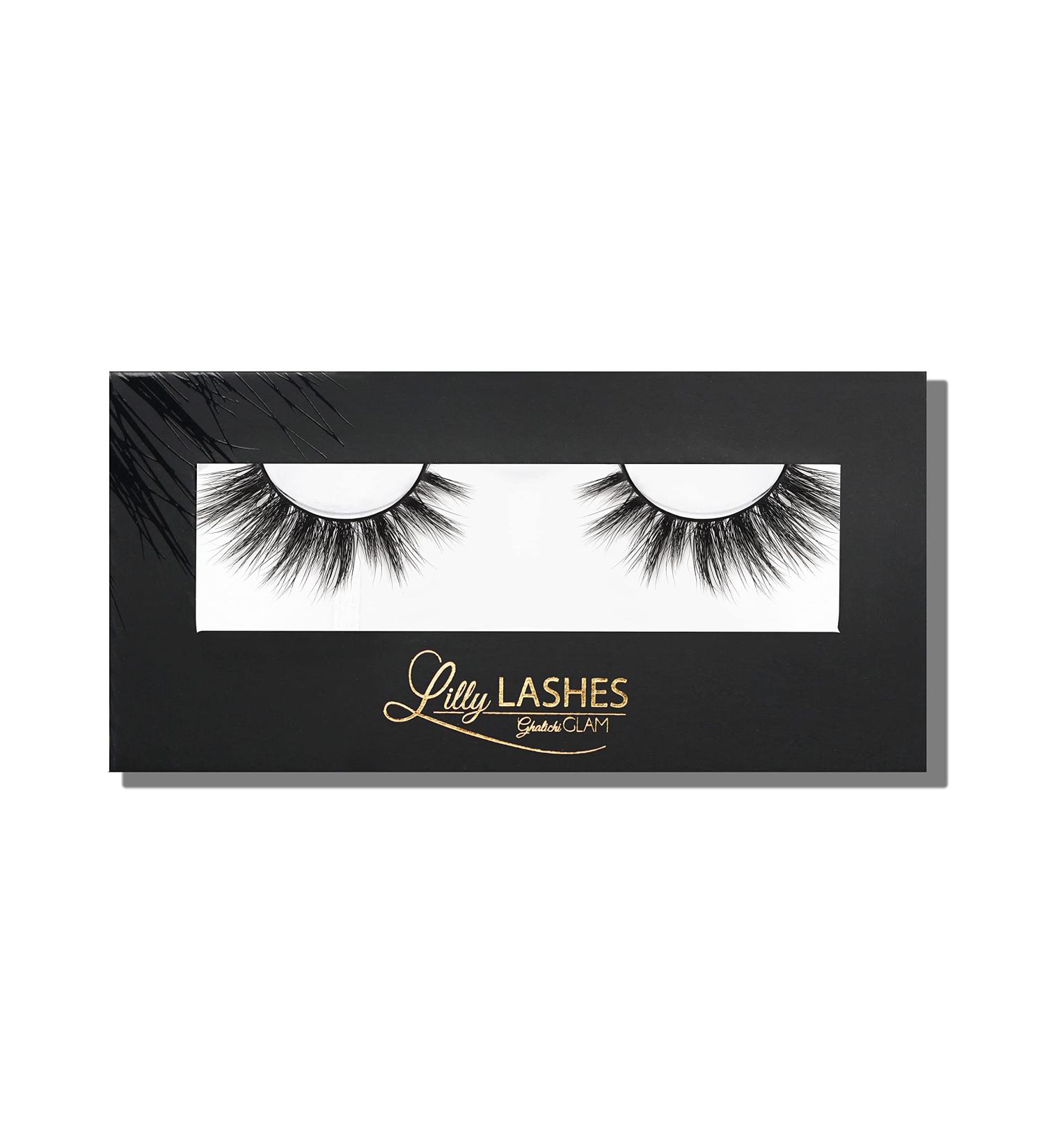 Lilly Lashes Miami Flare 3D Mink Lashes - Natural Wispy Look, Reusable Up to 25 Wears - Volume and Fluffy False Eyelashes - Buy Online on GoSupps.com