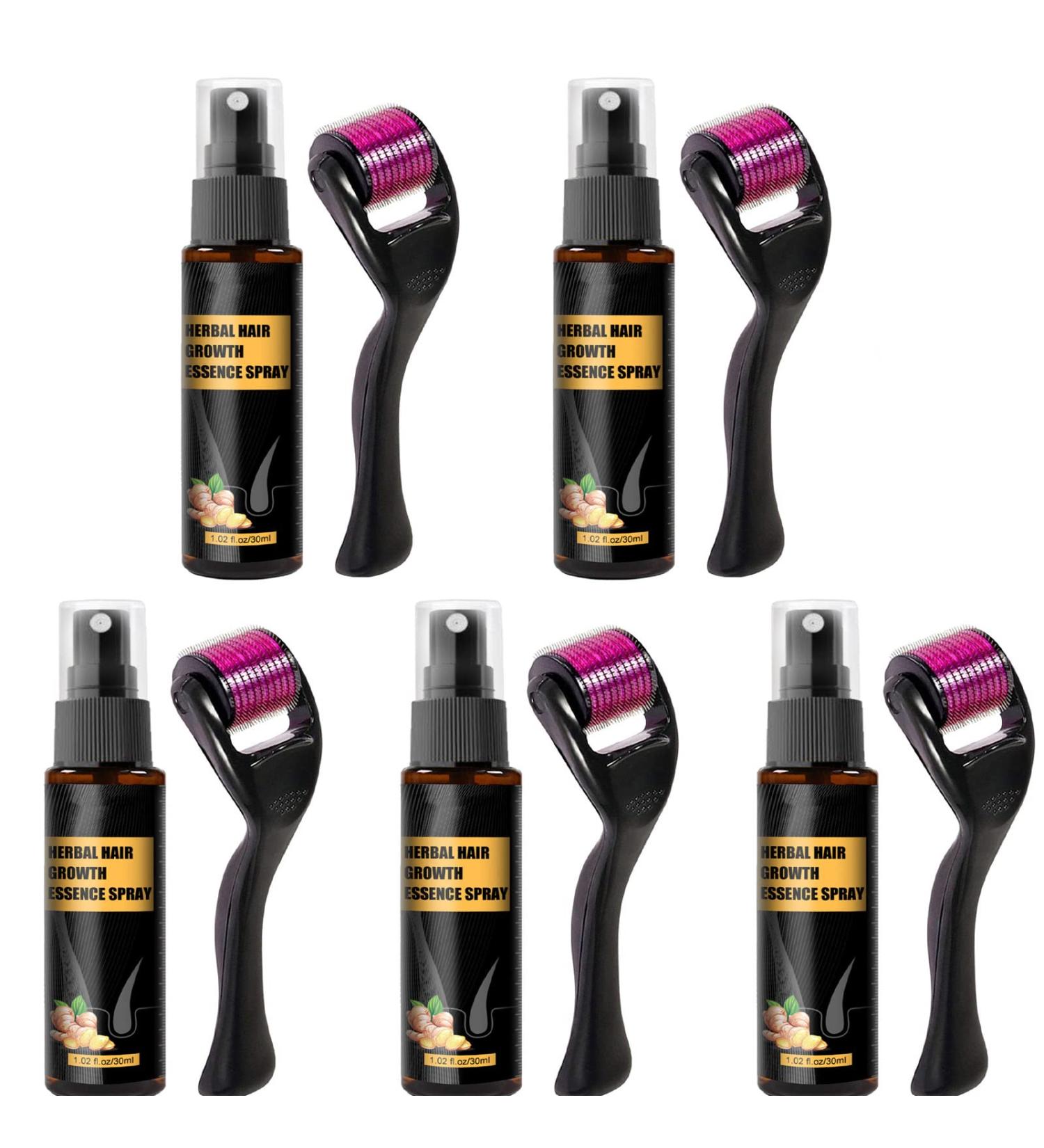 Ginger Sprout Oil Ginger Hair Growth Essence Moisturizing Treatment for Women and Men Hair Growth Oil 30ml (5pcs) - Buy Online on GoSupps.com