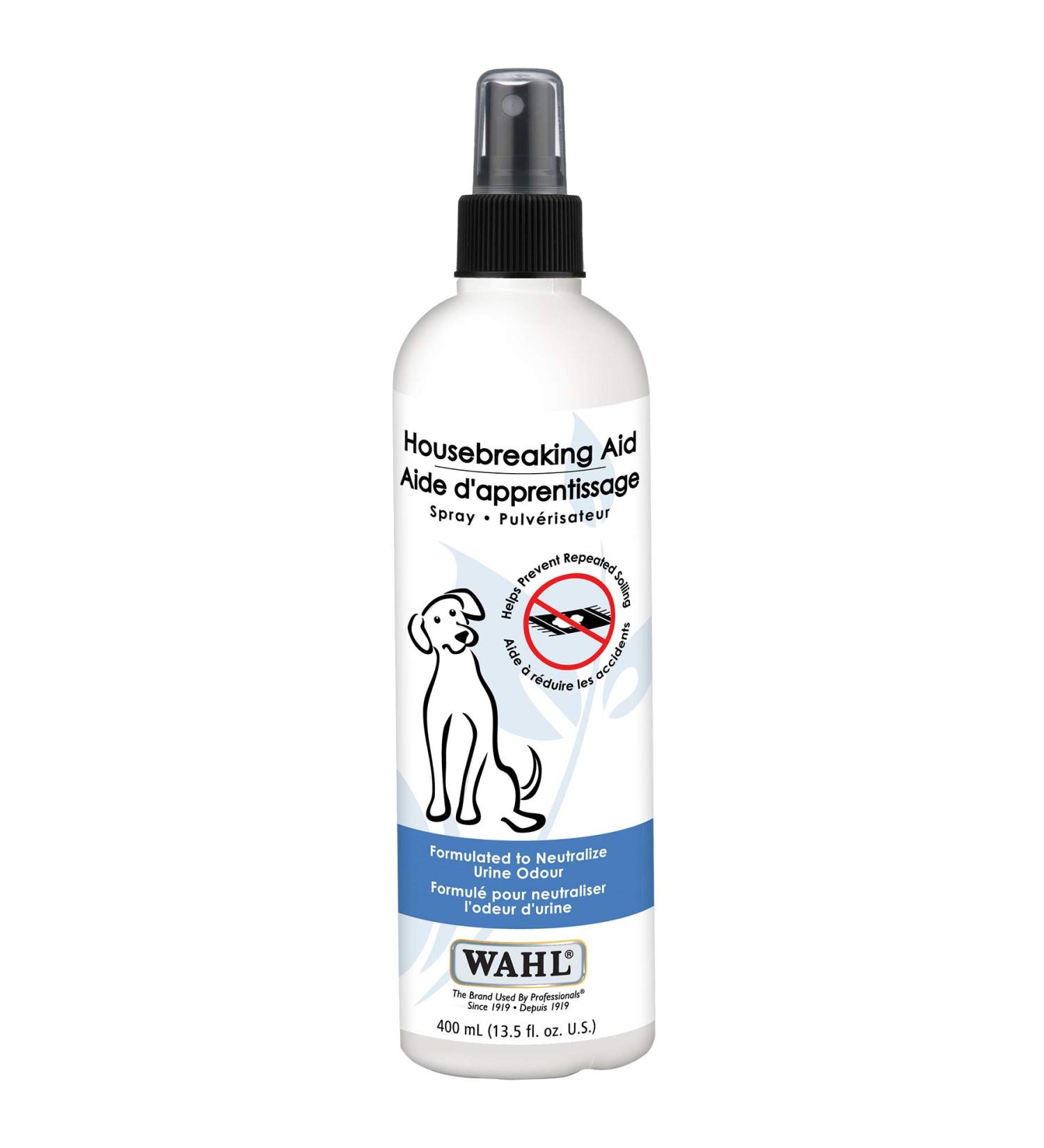 Wahl Canada House-Breaking Aid eliminate scents and help prevent the area from being soiled Dog Spray Dog Training Dog Care 400ml - Model 58397 - Buy Online on GoSupps.com