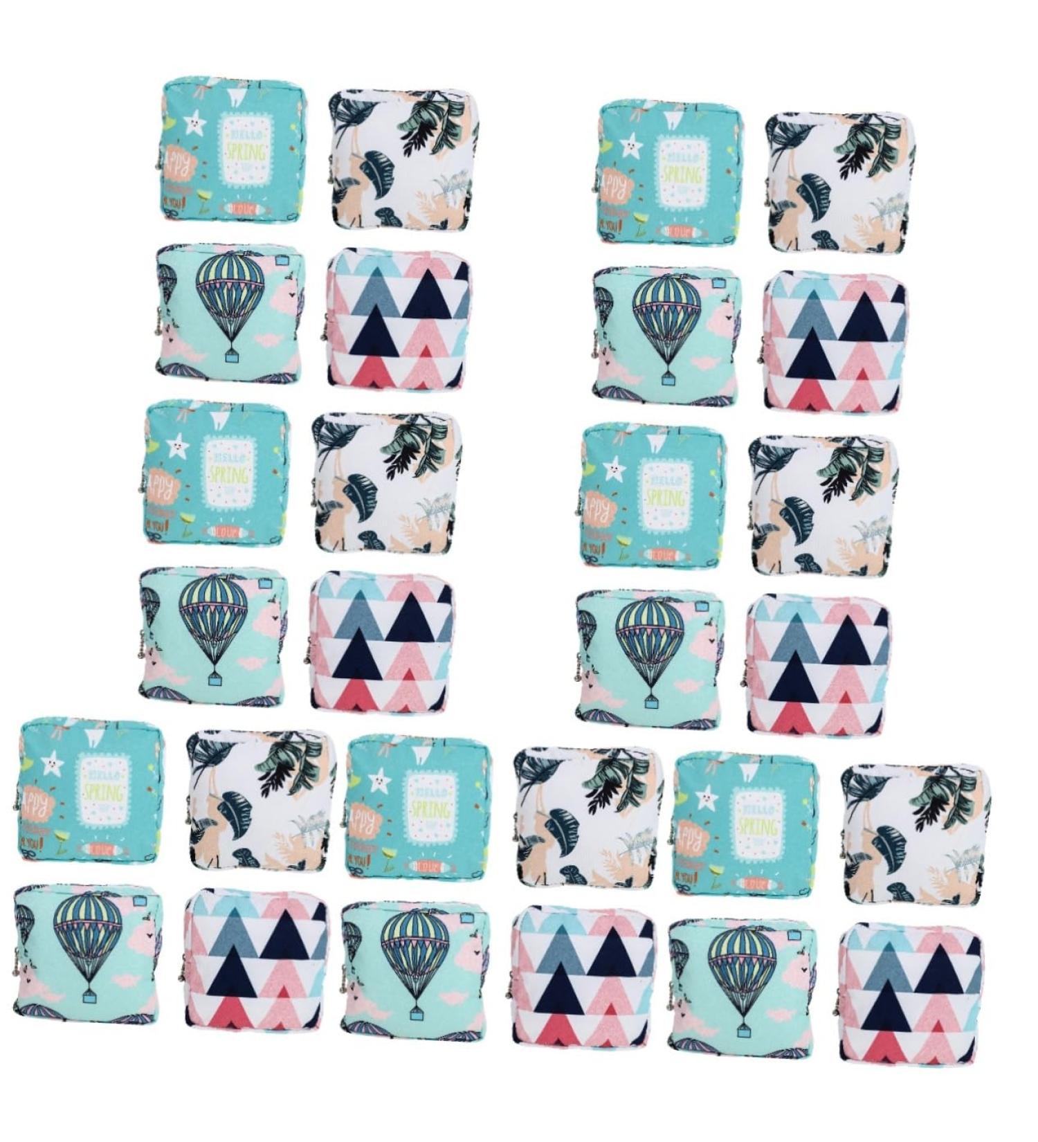 Lurrose 28 STK Storage Bags for Women's Bandages | Menstrual Bandages Wallet Kit for Girls 10-12 | Travel-Friendly Miss Bottomable Cotton Napkin - Buy Online on GoSupps.com