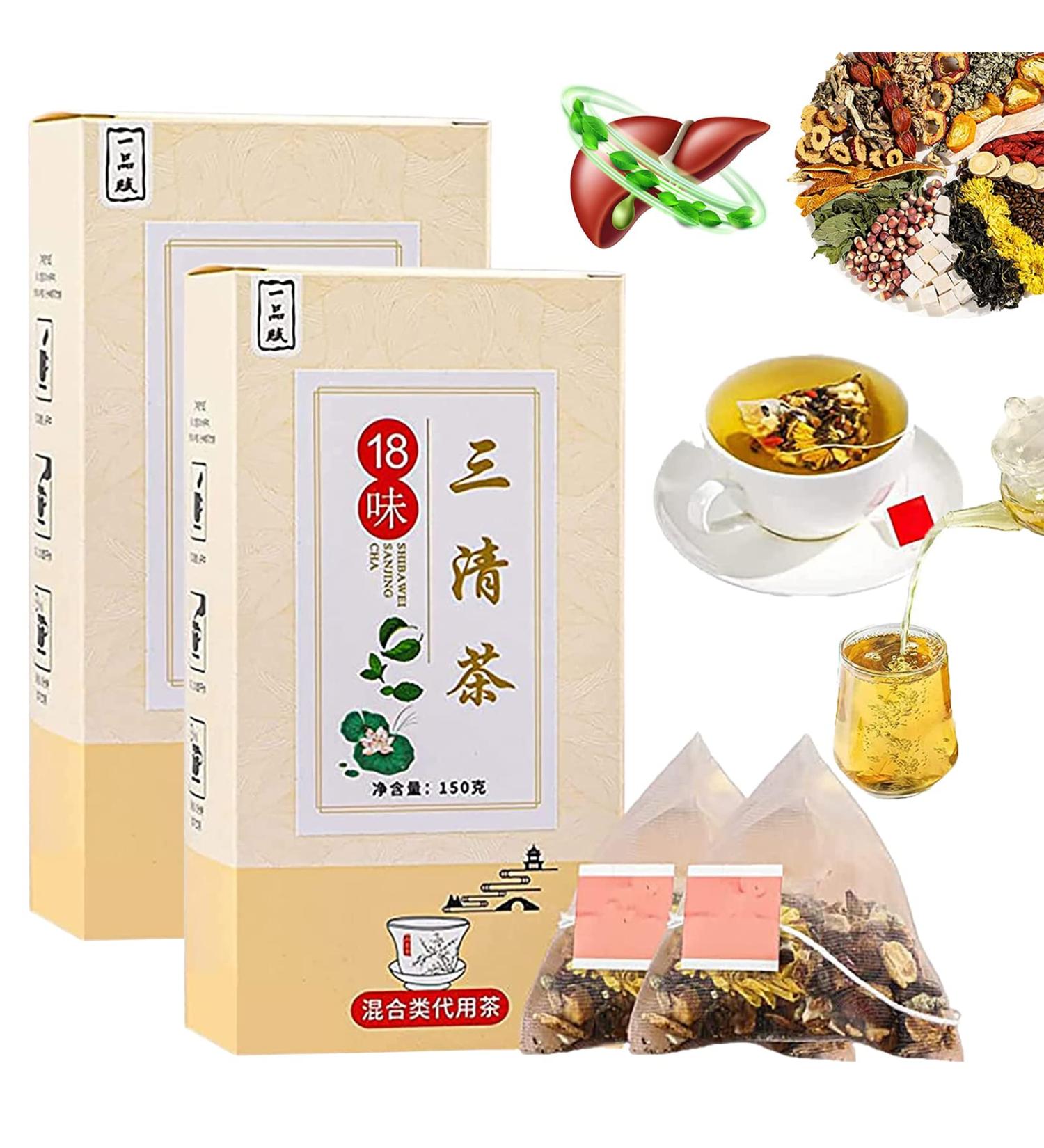 Everyday Nourishing Liver Tea Nourishing Liver and Protecting Liver Tea Tian Tian Qing Da Cha Tea Every Day Nourishing Liver Chinese Tea Bags Daily Liver Tea (2Box/30PCS) - Buy Online on GoSupps.com