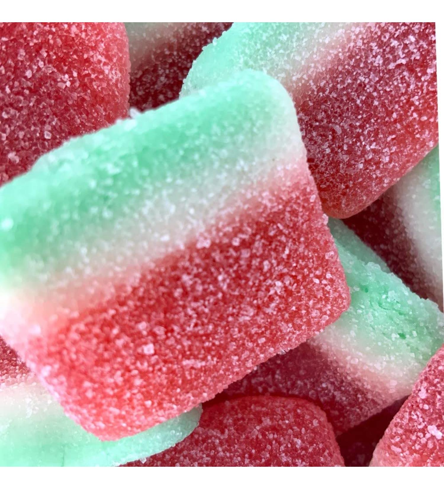 Vidal Watermelon Jelly Foam Slices 1 Kilo Bag - Buy Online on GoSupps.com
