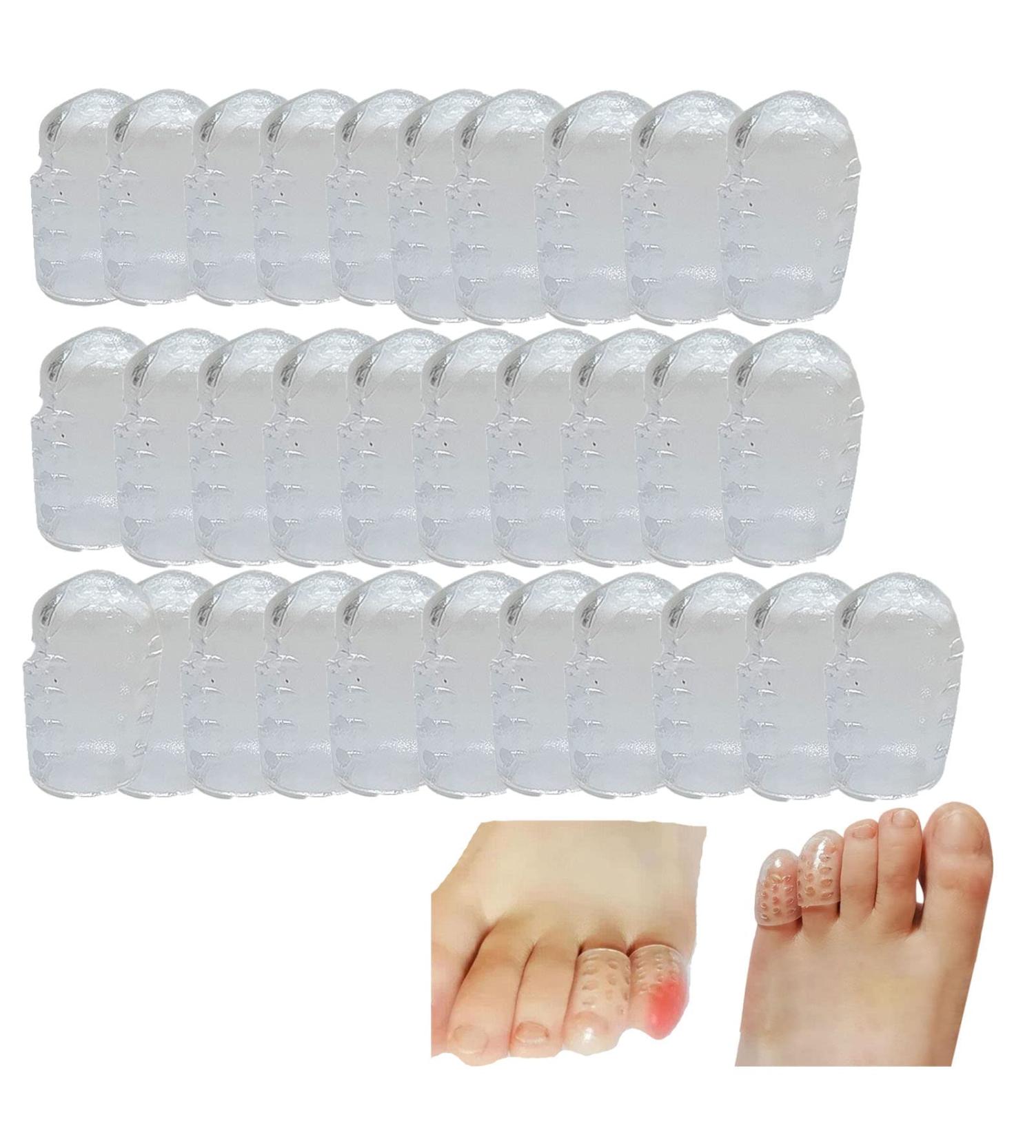 30pcs Silicone Toe Protectors - Anti-Friction & Breathable Toe Covers for Blisters Prevention - Buy Online on GoSupps.com