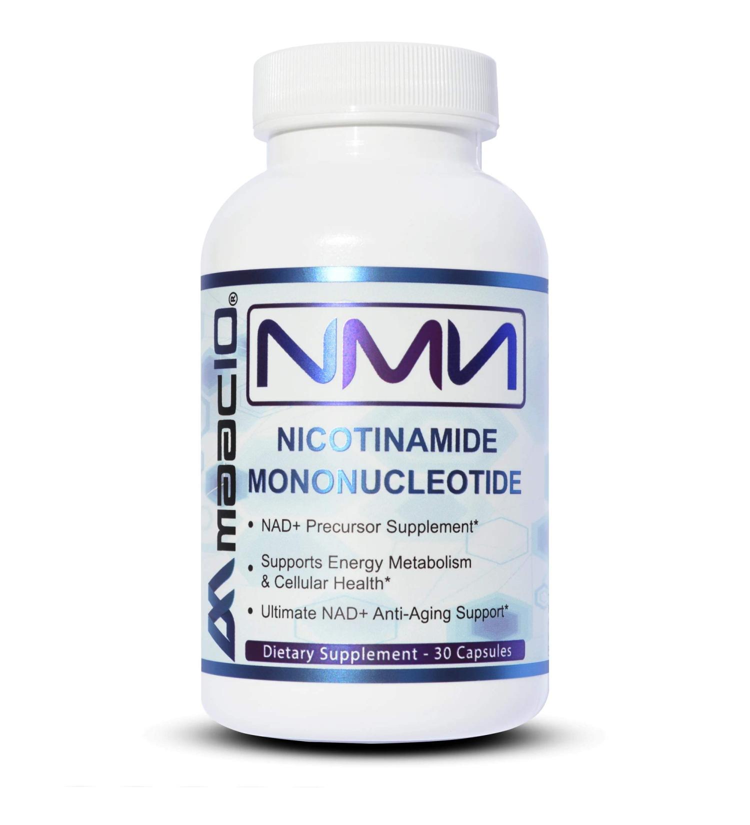 MAAC10 NMN 125mg Capsules: 99% Pure Pharmaceutical Grade Stabilized NMN Supplement - The Ultimate NAD+ Precursor (30 Count) - Buy Online on GoSupps.com