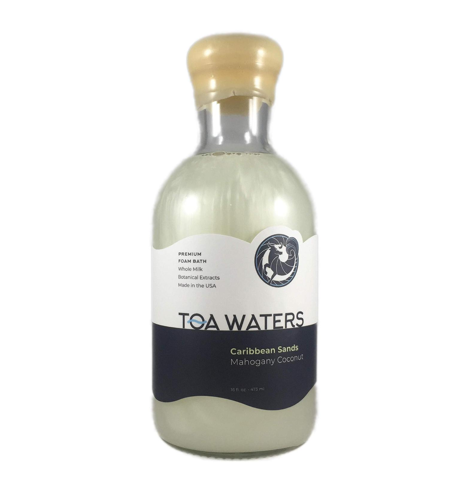 TOA Waters Caribbean Sands Bubble Bath - Mahogany Coconut - 16 FL oz - Buy Online on GoSupps.com