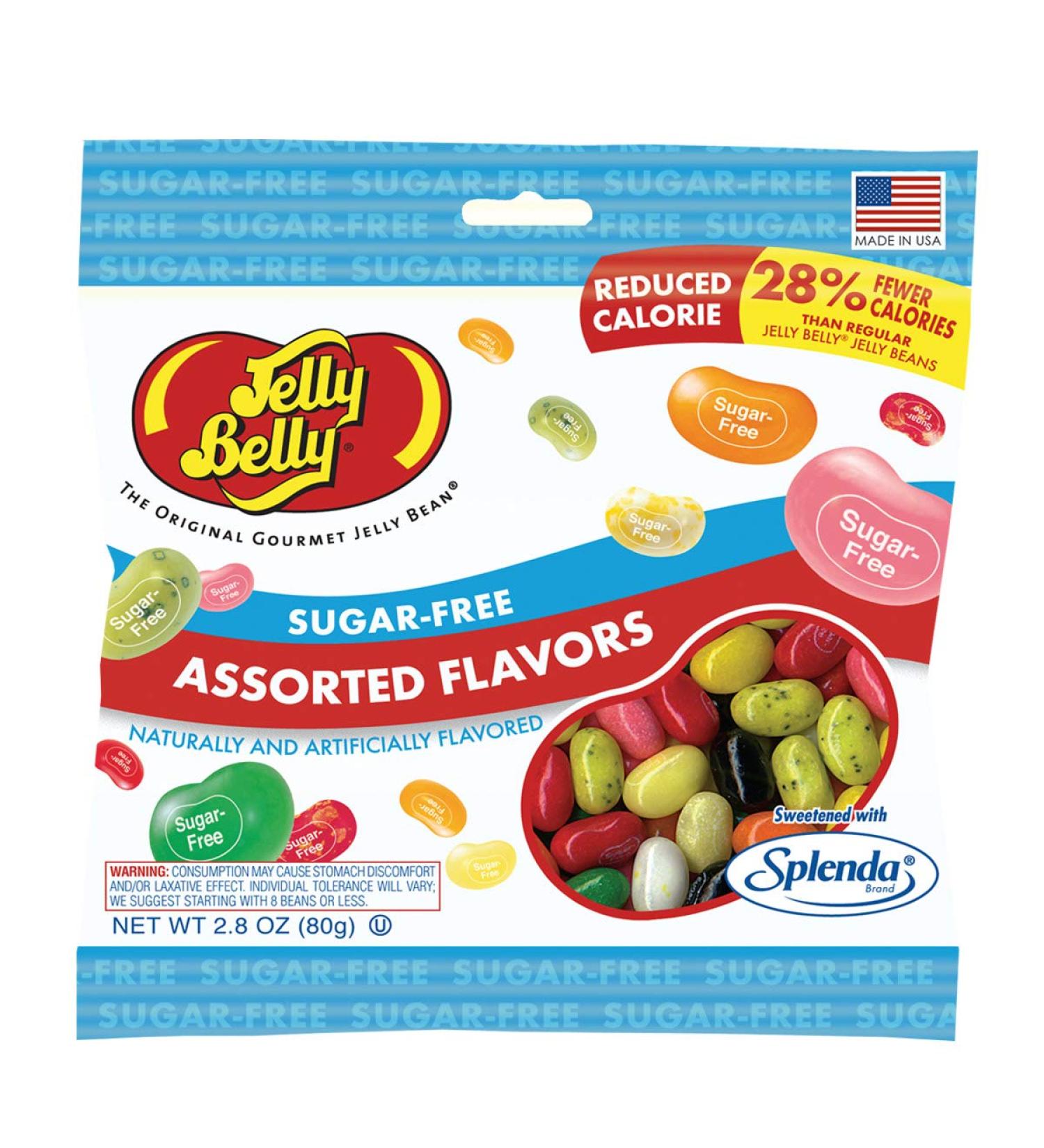 Jelly Belly Sugar Free 2.8 oz Bag - Genuine Official Source - Buy Online on GoSupps.com
