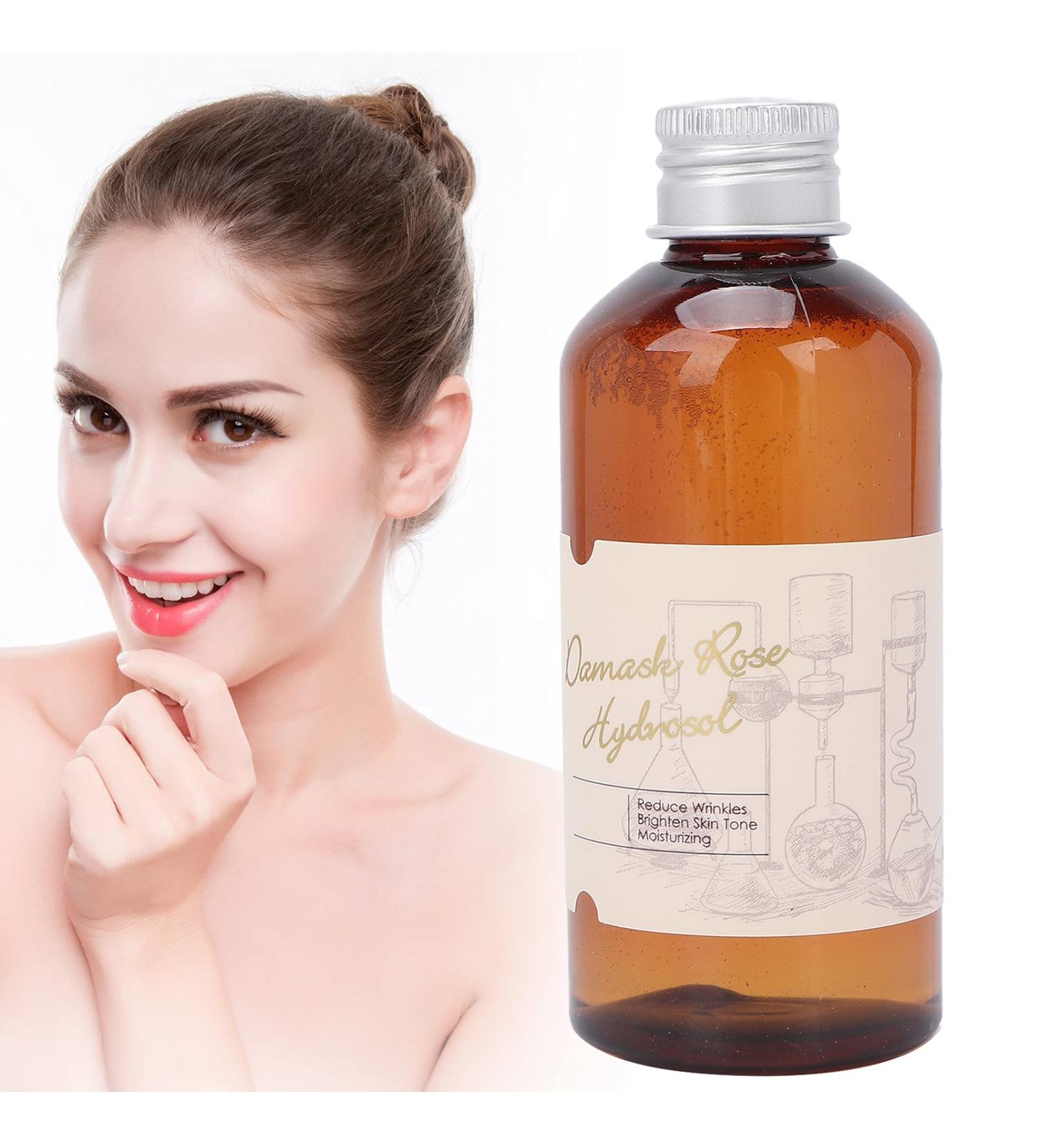 Rose Floral Water Organic Facial Skin Toner Moisturiser Hydrosol Moisturizing Hydrating Skin Caring Nourishing Water 105ml - Buy Online on GoSupps.com