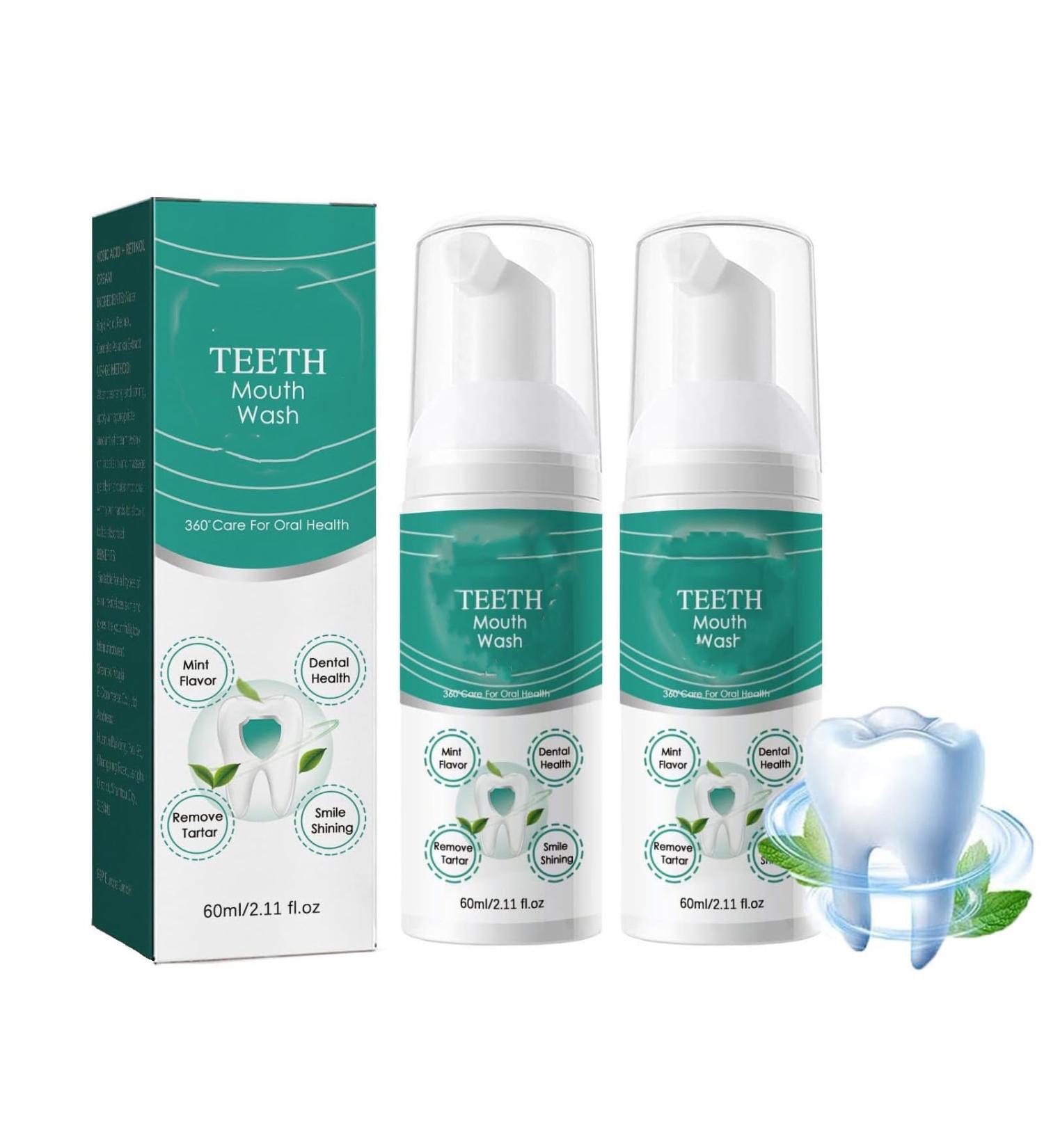 IFFANY Teeth Mouthwash Oral Care Mouthwash Teeth Whitening Foam Mouthwash Deep Cleaning Toothpaste for Fresh Breath - Buy Online on GoSupps.com