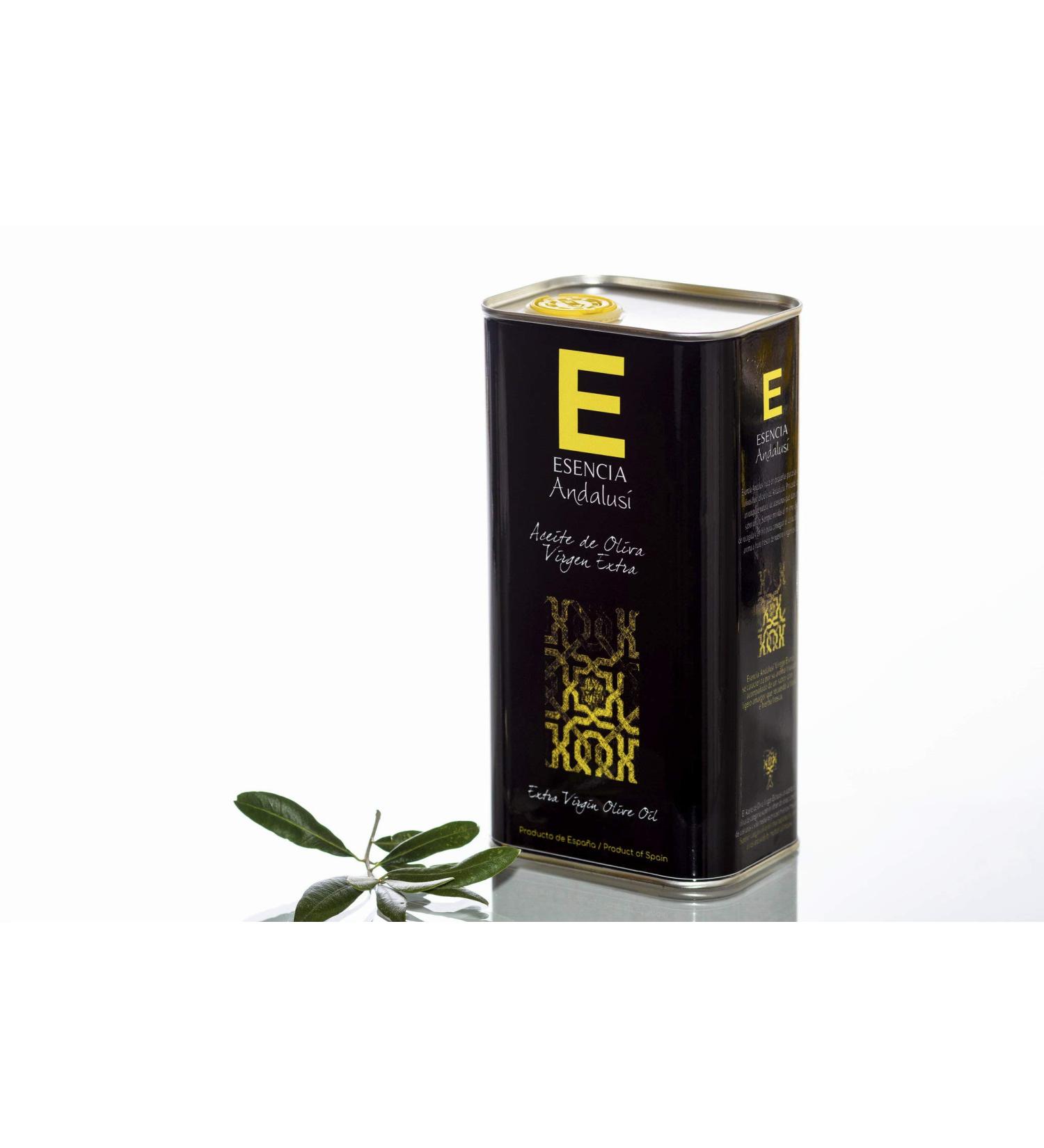 Extra Virgin Olive Oil - Tin 1 L - Esencia Andalus  - Buy Online on GoSupps.com