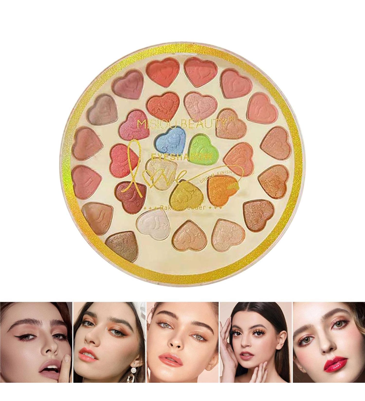 Eyeshadow Palette | Matte Eyeshadow Palette for Older Women Makeup Matte Eyeshadow Palette 28 Colors Pigmented Shimmer Glitter Eye Shadow Palette for Women Littryee - Buy Online on GoSupps.com