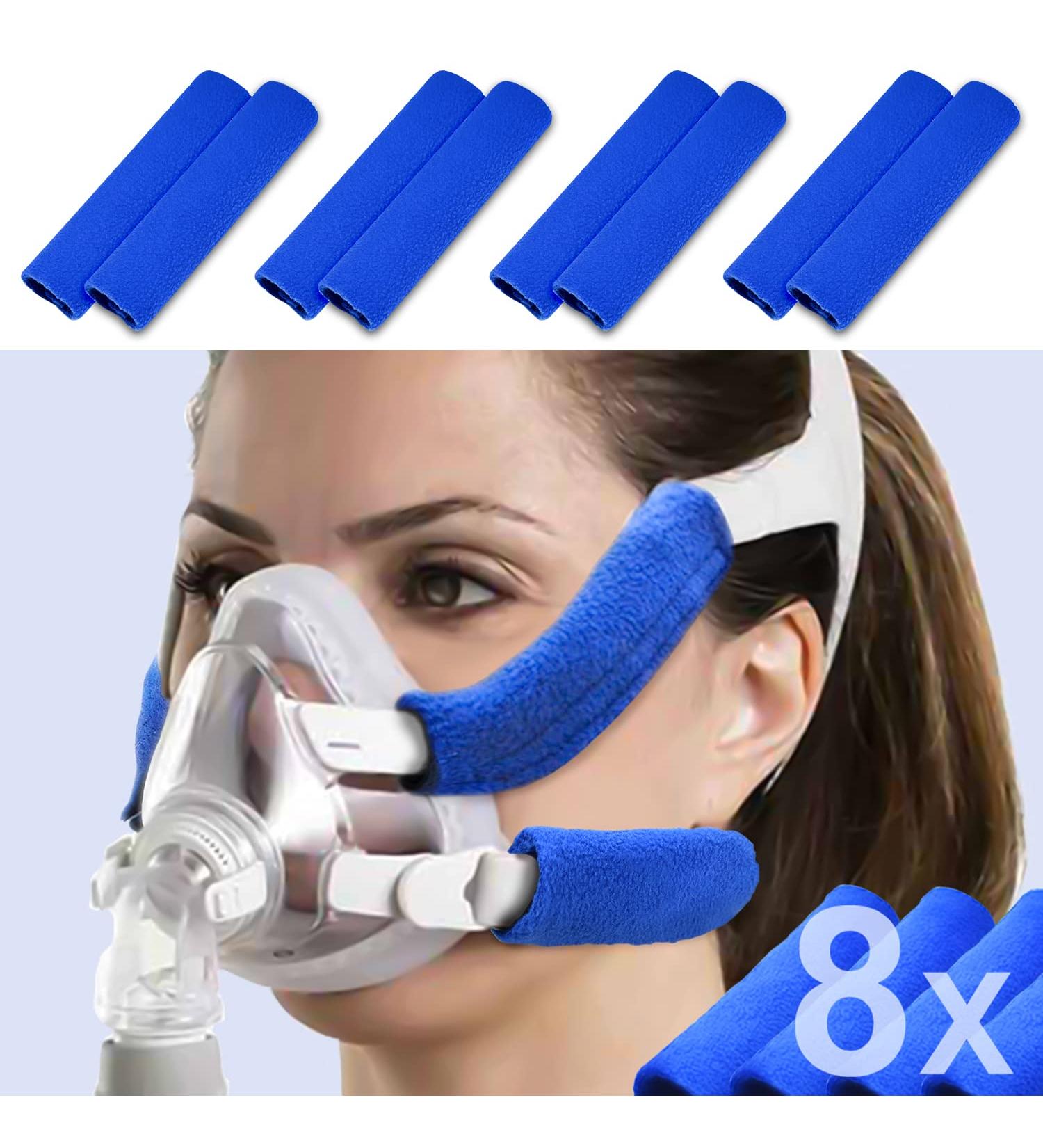 8 Pack CPAP Headgear Strap Covers - Universal & Reusable Soft-Fleece Pads by Medihealer - Buy Online on GoSupps.com