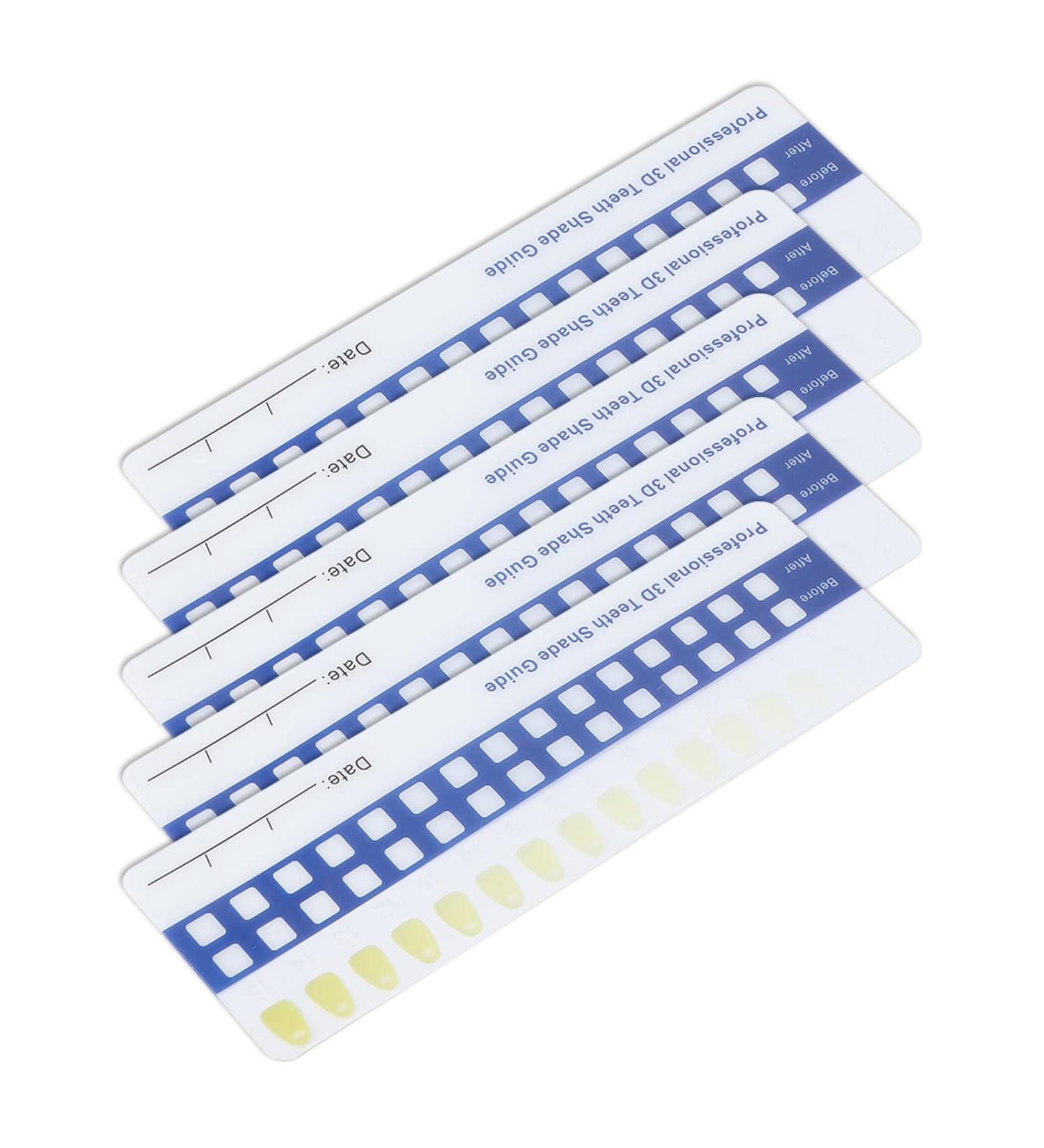 Teeth Whitening Shade Guide | Color Comparison Card for Men Women & Dentists - Perfect for Home & Travel - Buy Online on GoSupps.com