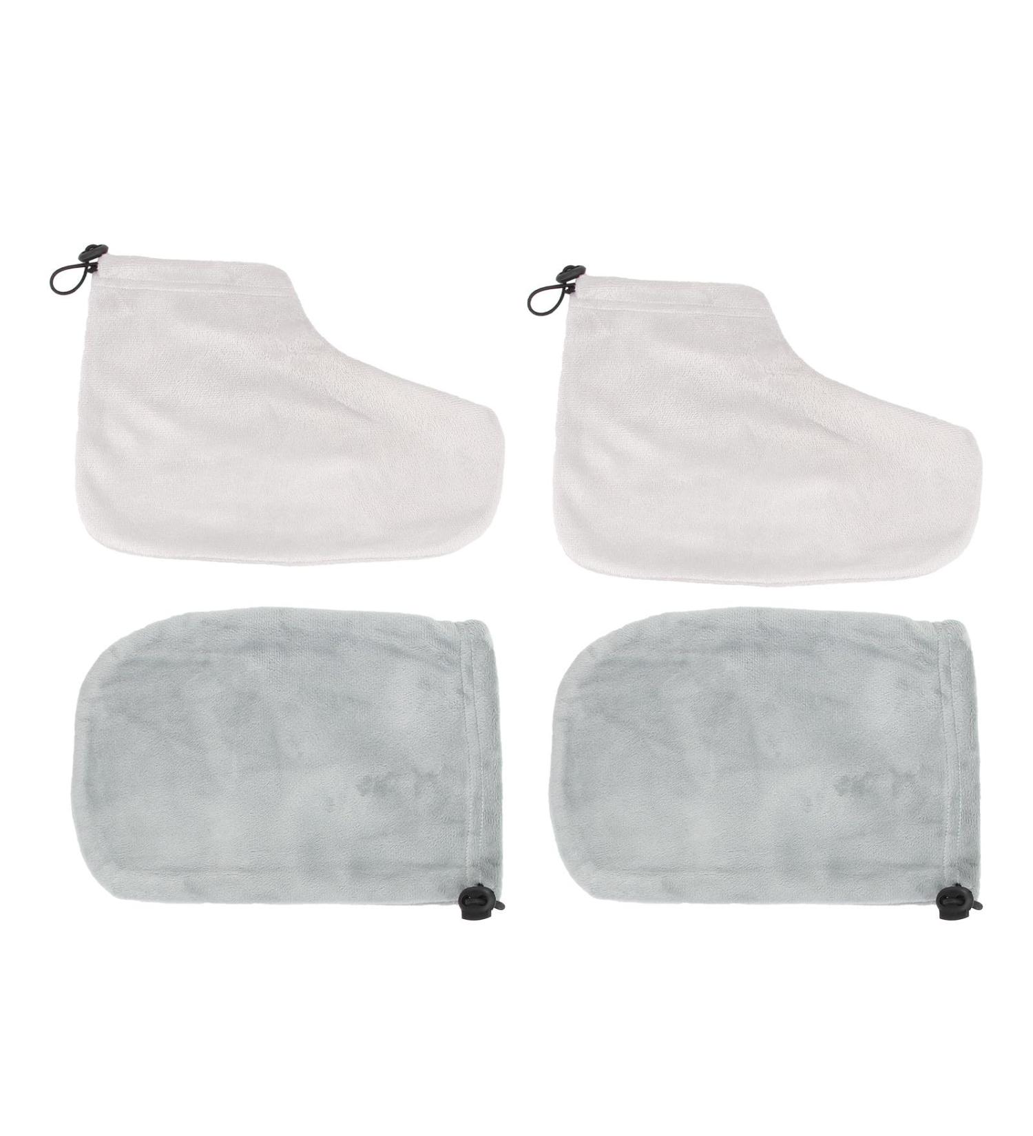 2 paires Paraffin Therapy Wax Foot Cover And Glove Set Protective Heat Insulation For Spa Pedicure Dry Skin Care At Home And Salon Couleur Al atoire Couleur Al atoire - Buy Online on GoSupps.com