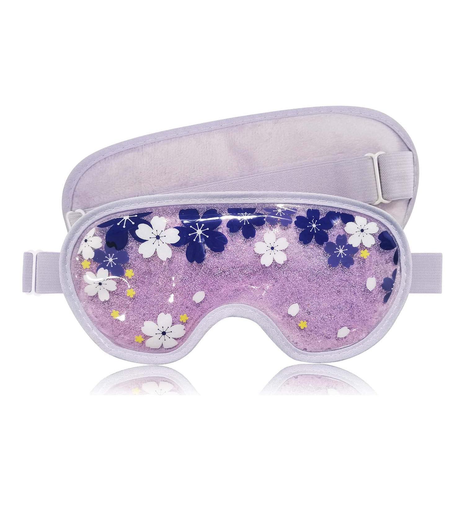 ZN CUET D Ice Gel Cooling Eye Mask - Reusable Cold Pack for Puffy Eyes & Dark Circles - Migraine & Stress Relief - Soft Plush Backing - Purple - Buy Online on GoSupps.com