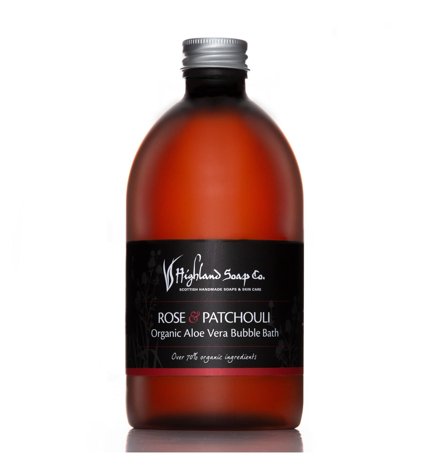 The Highland Soap Company Rose & Patchouli Bubble Bath 500ml