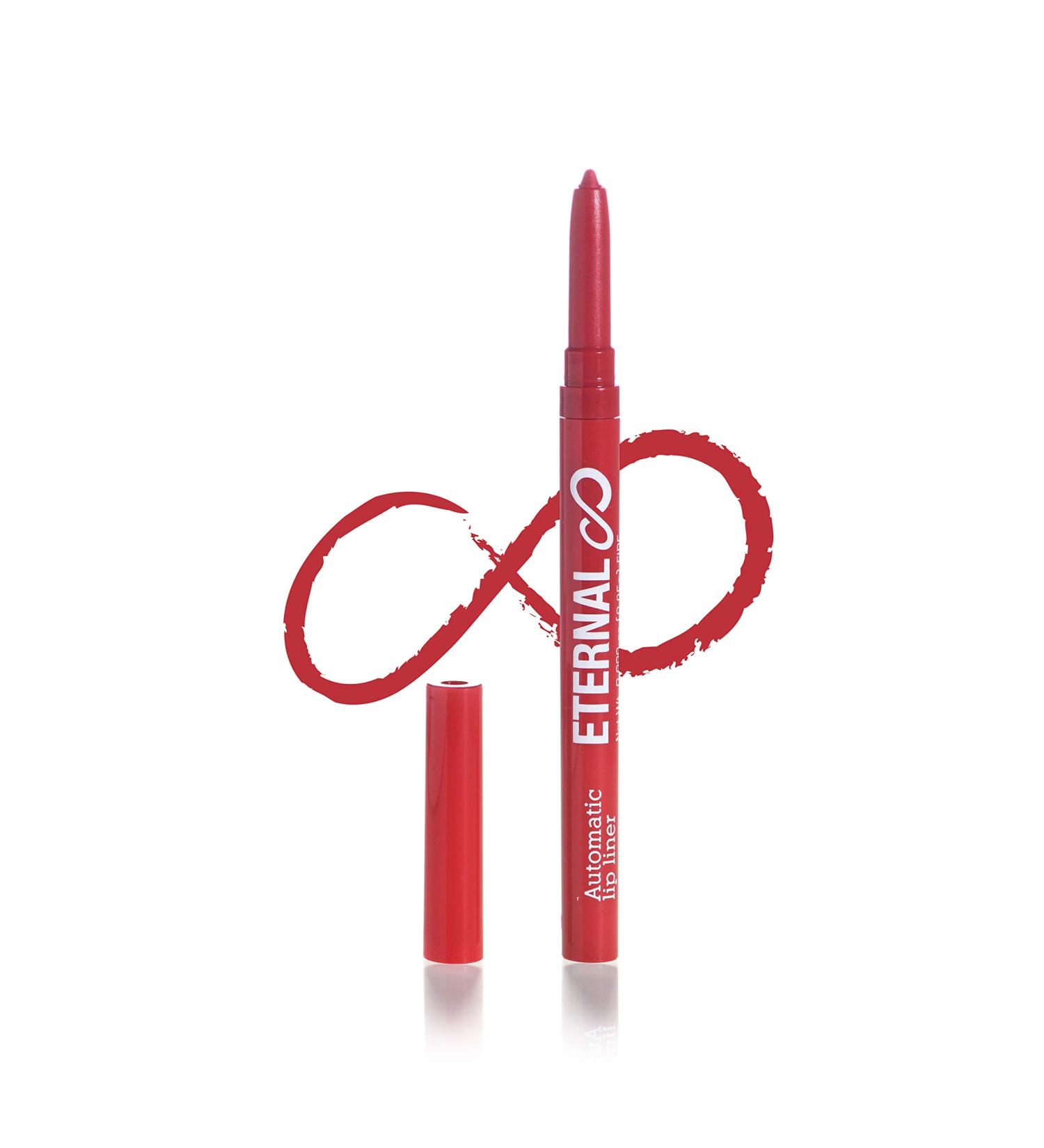 Eternal Automatic Twist Up Water Resistant Lip Liner - Fire | Long-Lasting, Non-Smudge Retractable Pencil for Professional Matte Finish - Buy Online on GoSupps.com