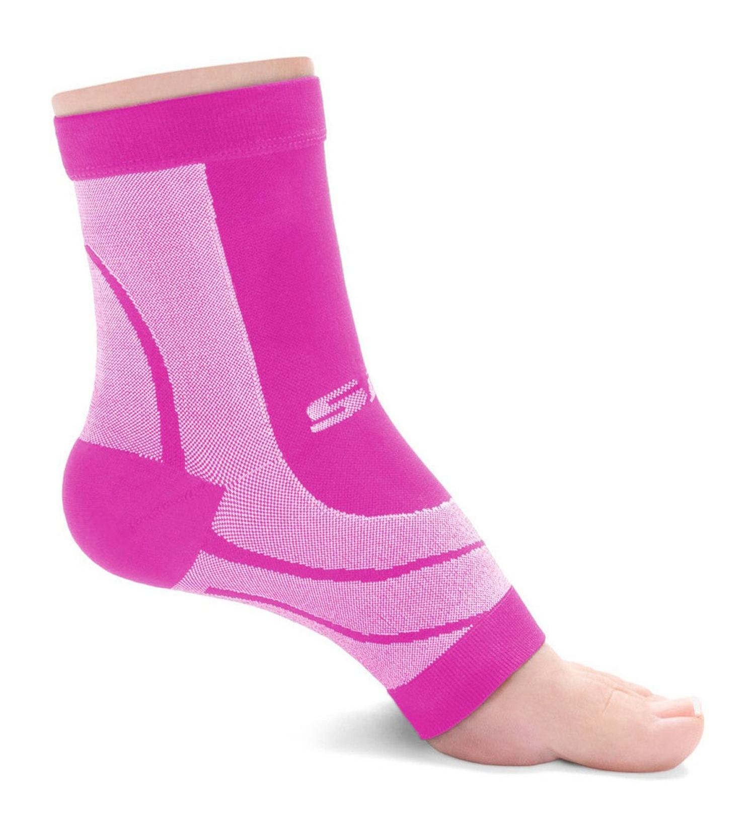 Buy SLS3 Compression Socks | Foot Joint Bandage for Pain Relief | Sports Compression Stockings for Men & Women | Alleviate Heel Spur Ankle Pain & Swelling | Plantar Fasciitis Support in Pink - Buy Online on GoSupps.com