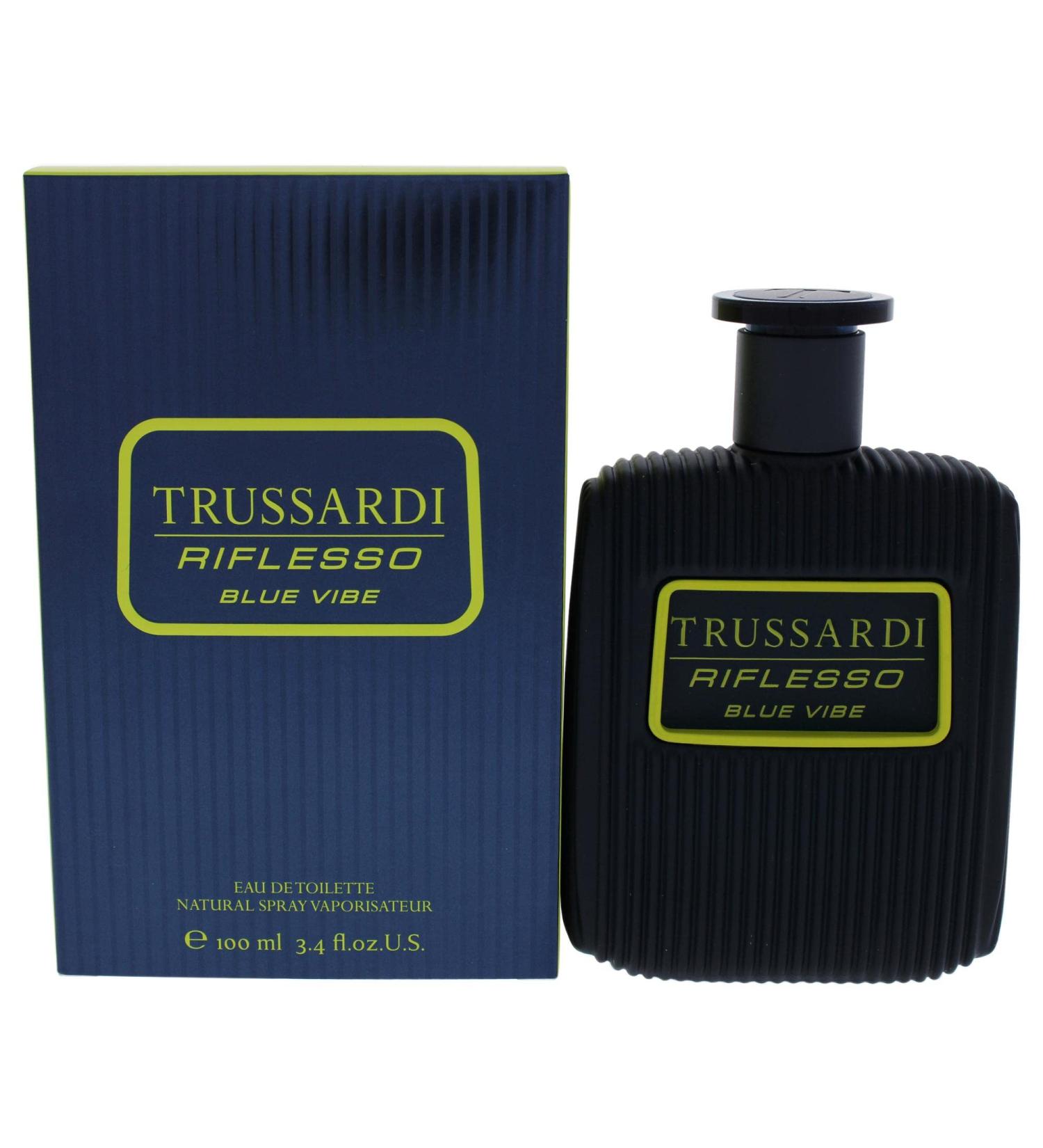 Trussardi Riflesso Blue Vibe Men EDT Spray 3.4 oz 3.4 Ounce (Pack of 1) - Buy Online on GoSupps.com