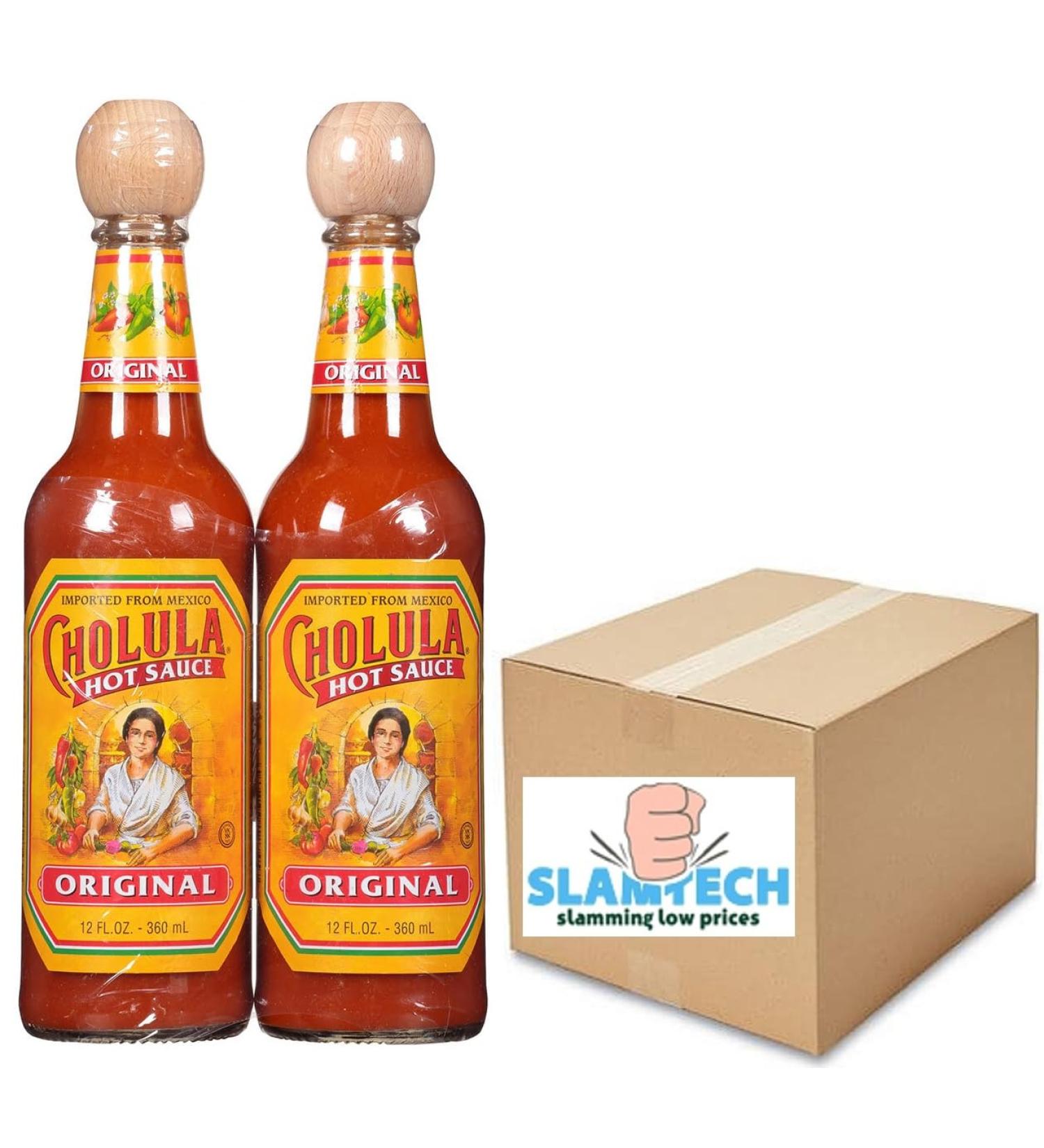 Cholula Original Hot Sauce 2 x 360ml Sold by Slamtech