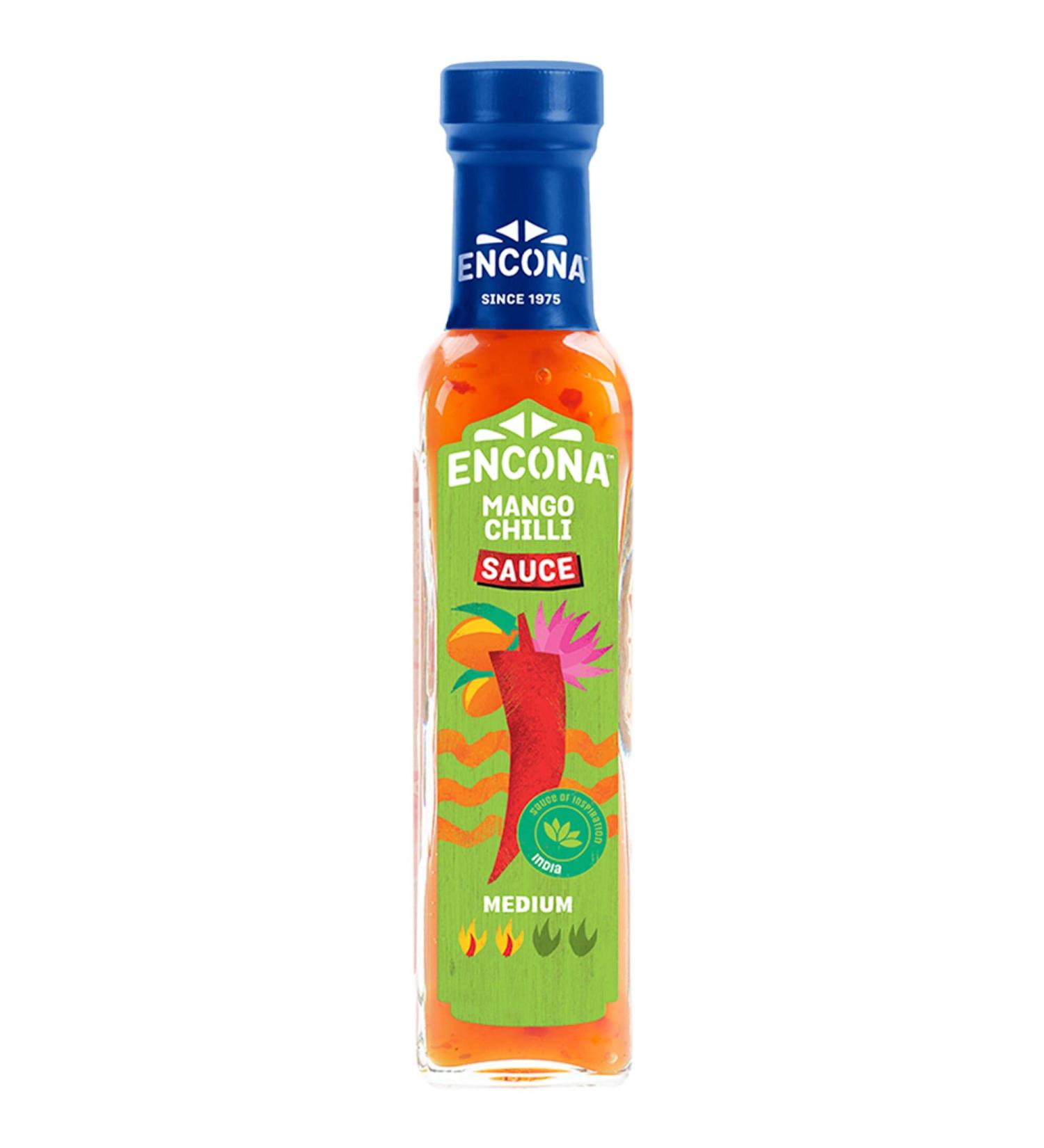 Encona Indian Sweet Mango Chilli Sauce - 6x142ml