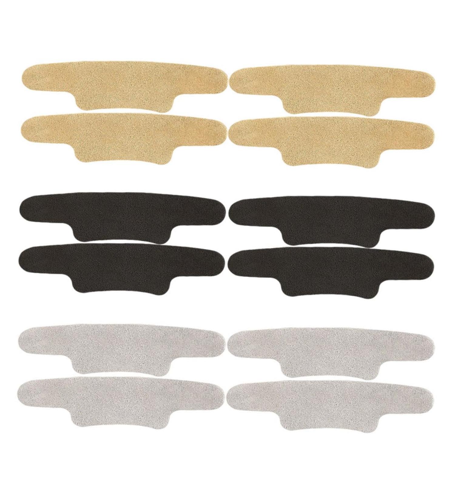 FRCOLOR 6 Pairs Anti-Wear Heel Stickers & Cushions - Non-Slip Foot Pads for High Heels | Durable Leather & Suede Grips - Buy Online on GoSupps.com
