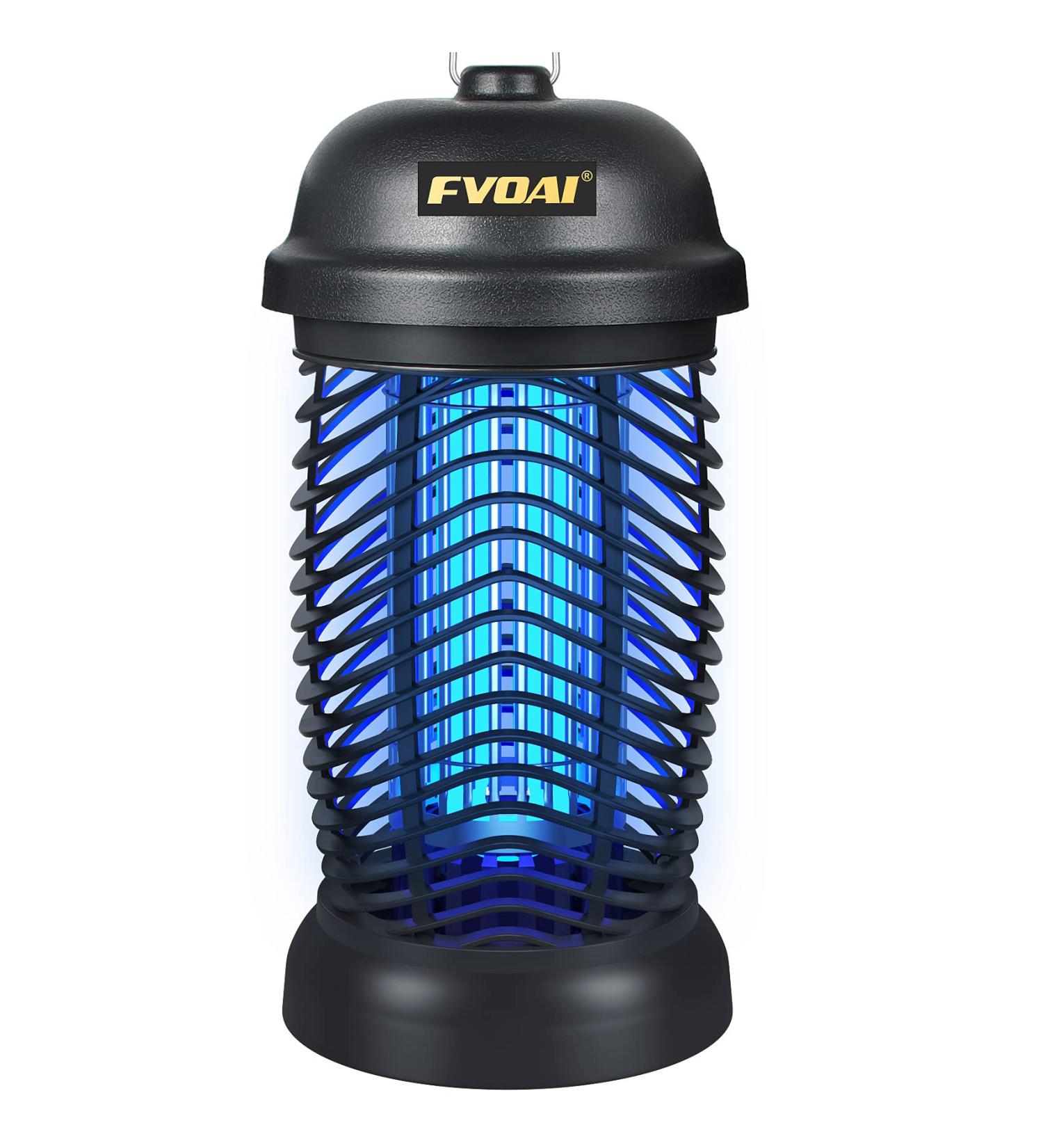 FVOAI Bug Zapper | Electronic Mosquito & Fly Zapper for Indoor & Outdoor Use (Black) - Buy Online on GoSupps.com