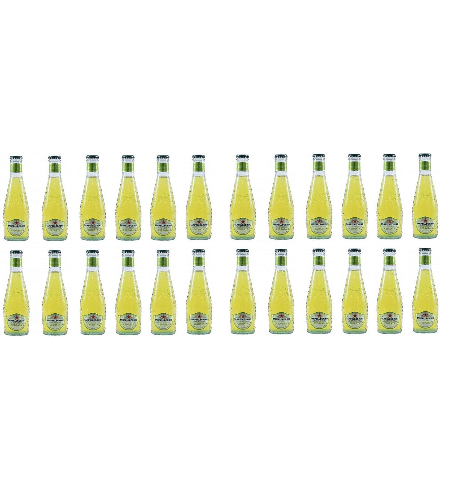 San Pellegrino 24 x Cedrata Lemon Soft Drink 20 cl - Buy Online on GoSupps.com