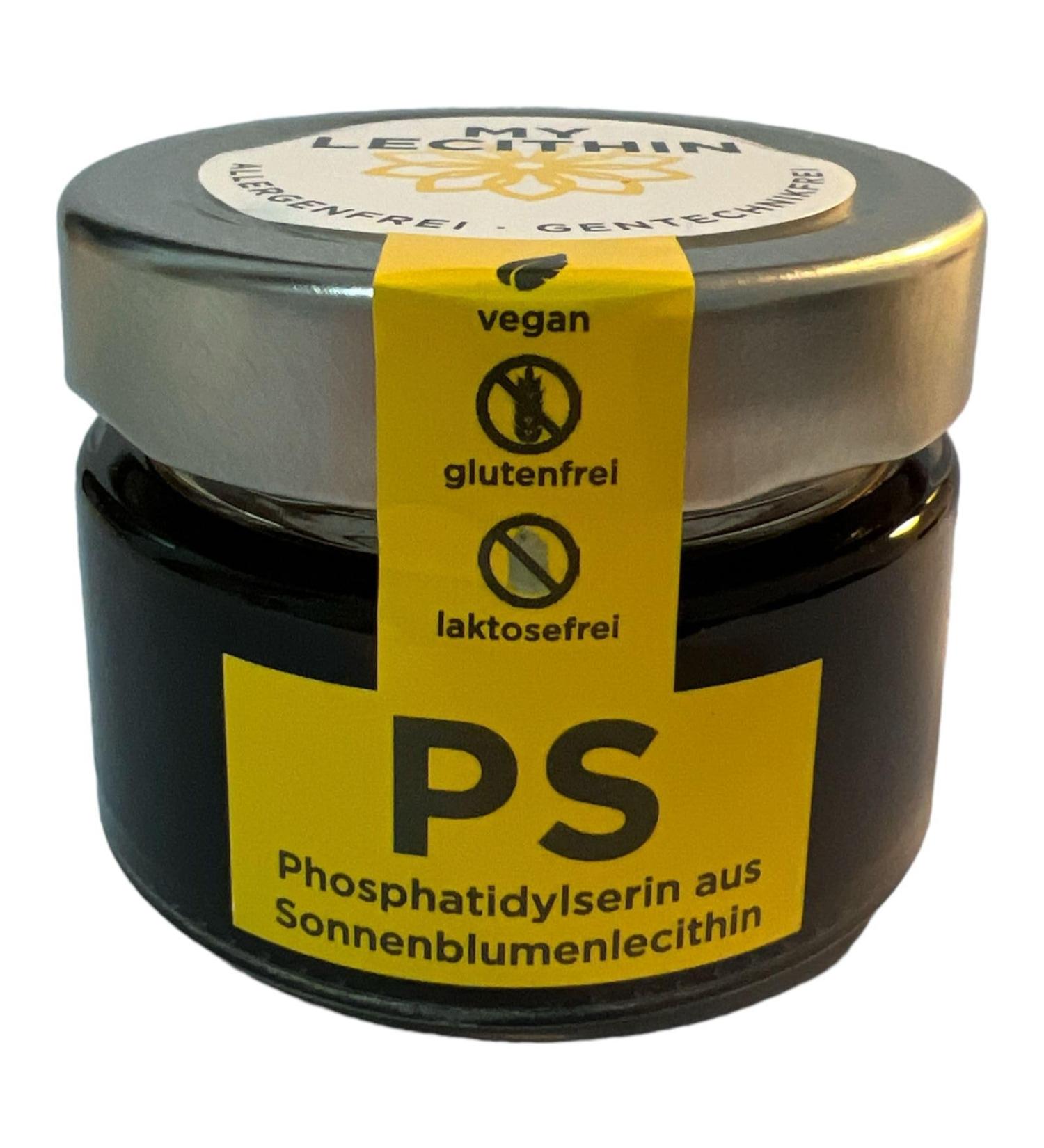 75g liquid phosphatidylserine (PS) from sunflower lecithin (cortisol lowering)