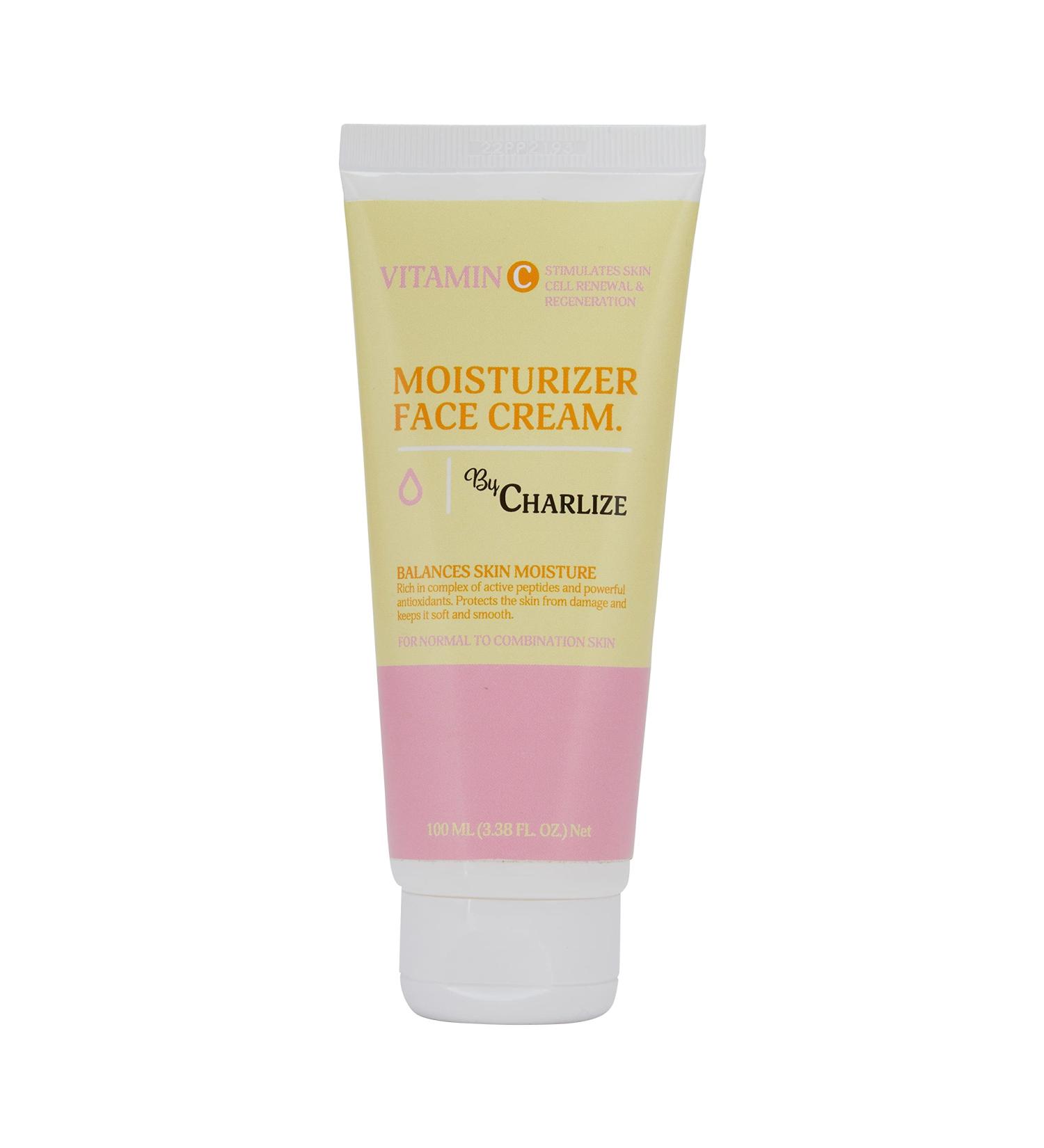 By Charlize Vitamin C Face Moisturizer with Aloe Vera Shea Butter & Jojoba - Hydrating Cream for Normal to Combination Skin - 100ml - Buy Online on GoSupps.com