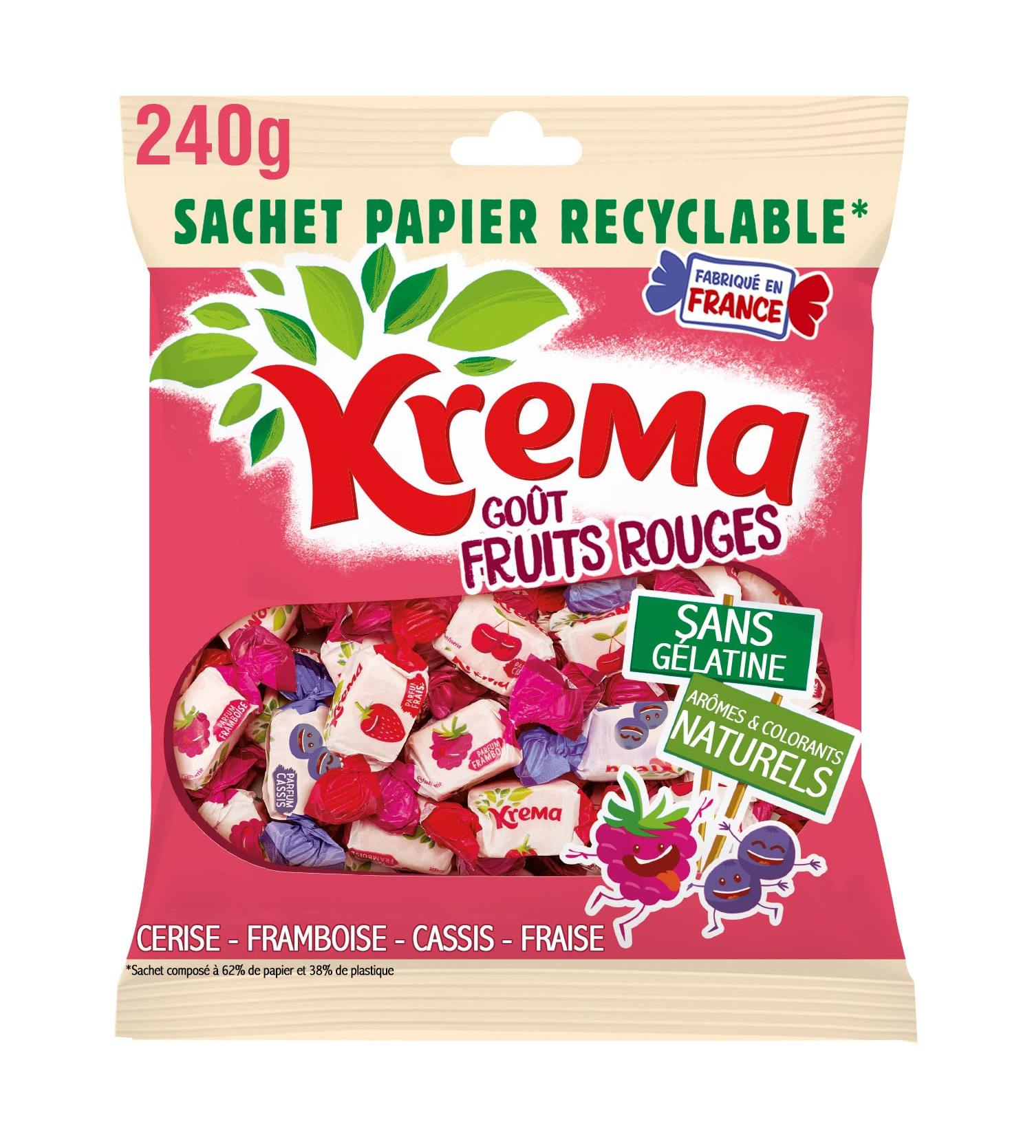 Krema Krema Red Fruits 100% Recyclable 240 g
