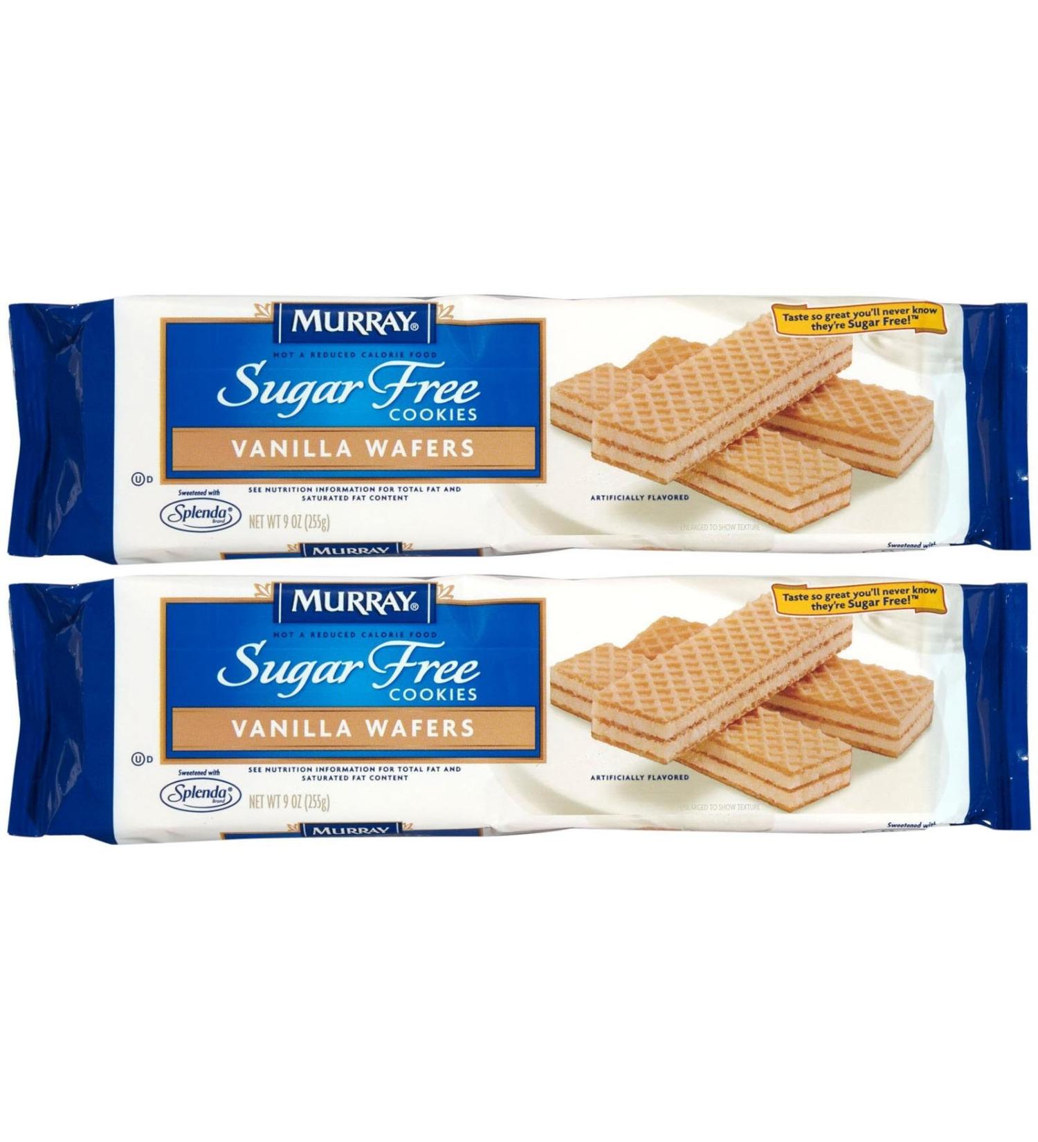 Murray Sugar-Free Vanilla Creme Wafer Cookies - 9 oz - 2 Pack Vanilla 9 Ounce (Pack of 2)