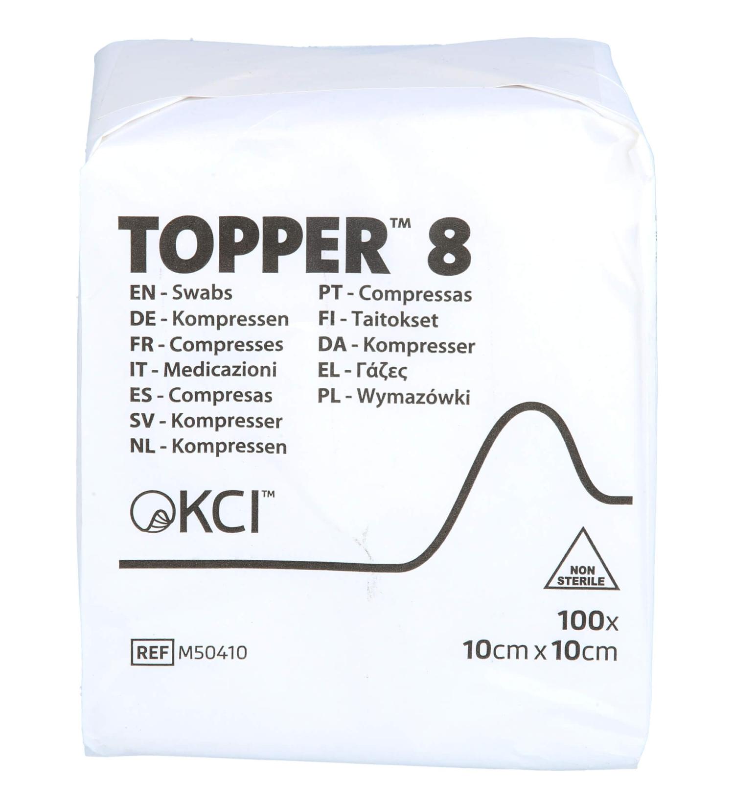 Topper 8 - 100 ST Unsterile 10x10 cm | Premium International Shipping - Buy Now! - Buy Online on GoSupps.com