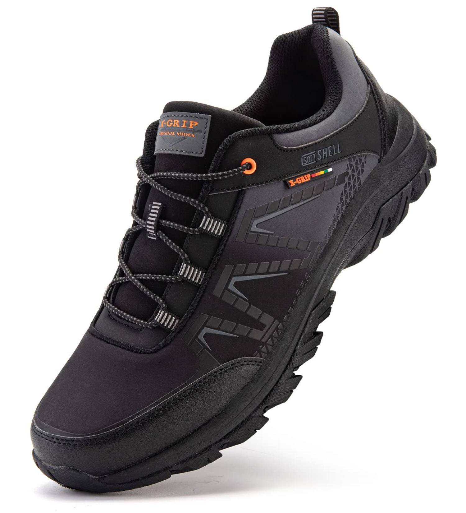 X-Grip Men's Size 14-16 Breathable Trail Running Shoes - Lightweight Climbing Hiking & Outdoor Sneakers (Grey-2) - Buy Online on GoSupps.com