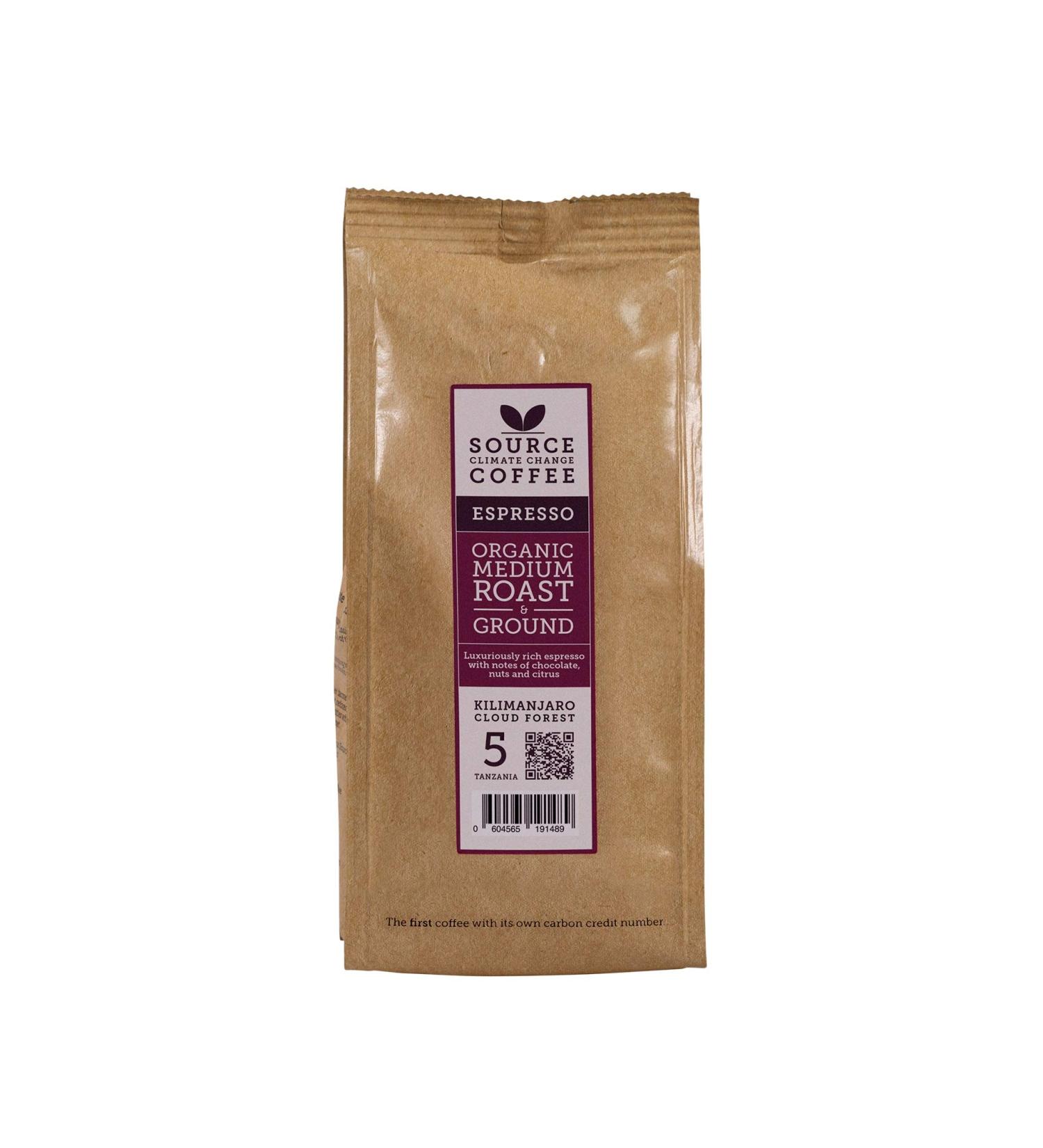 Source climate change coffee Tanzania Kilimanjaro beans 227g - Buy Online on GoSupps.com