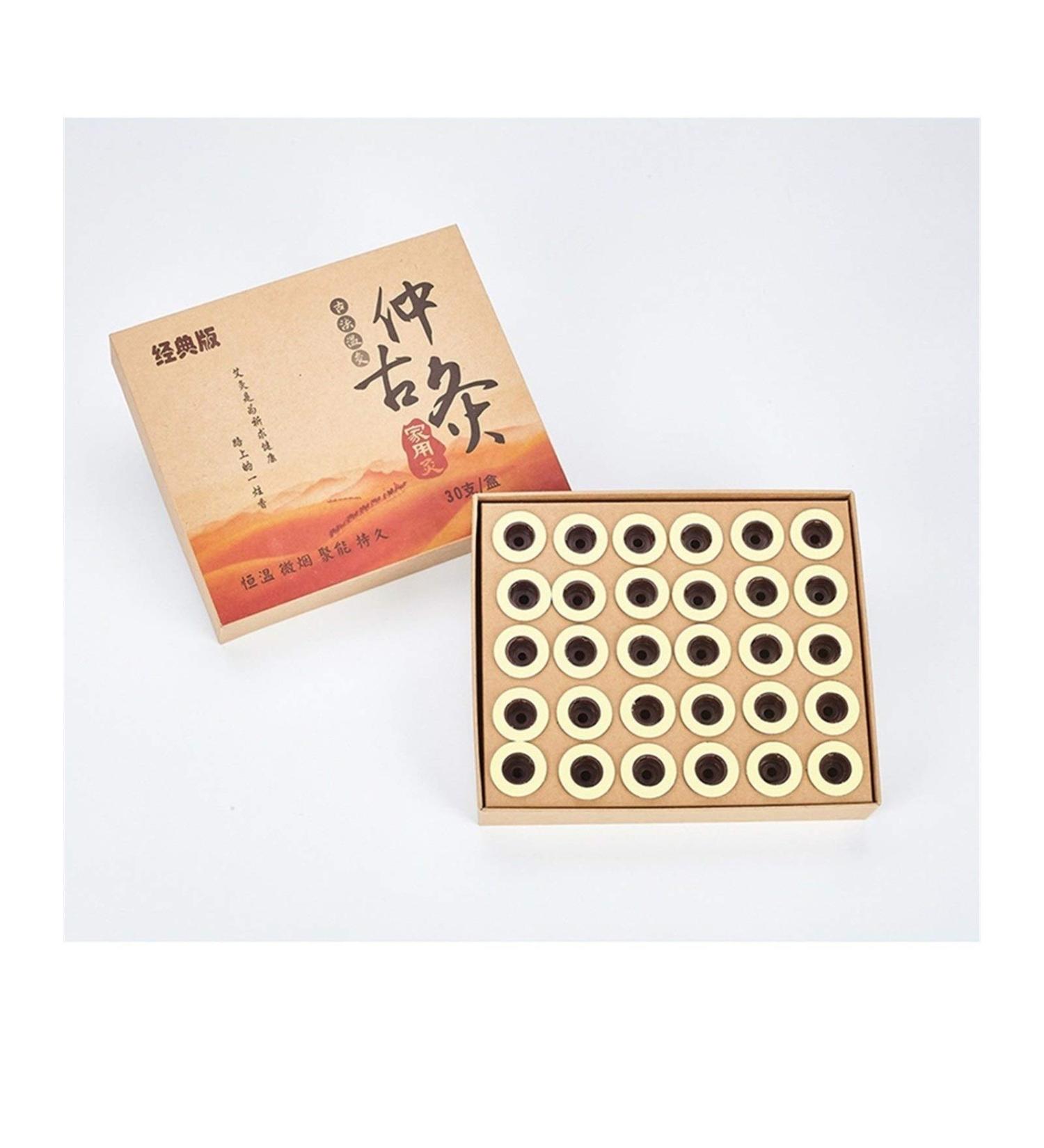Buy Moxa Rolls Sticks - Self-Stick Mini Moxibustion Massage | 30PCs Set - Premium Artemisia Burner for Optimal Wellness - Buy Online on GoSupps.com