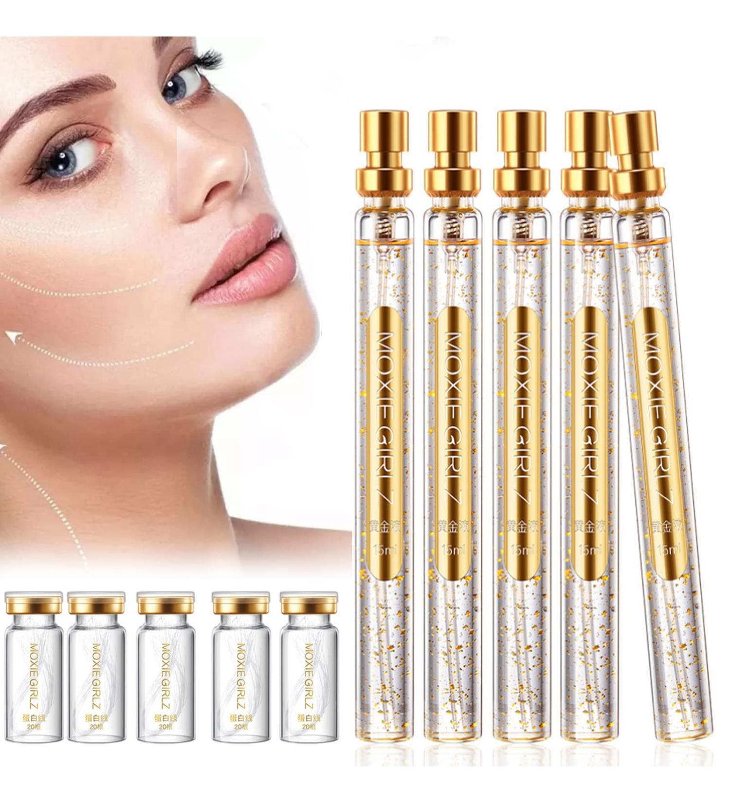 Soluble Protein Thread Lifting and Nano Gold Essence Combination Set Absorbable Collagen Thread for Face Lift (Suit) - Buy Online on GoSupps.com