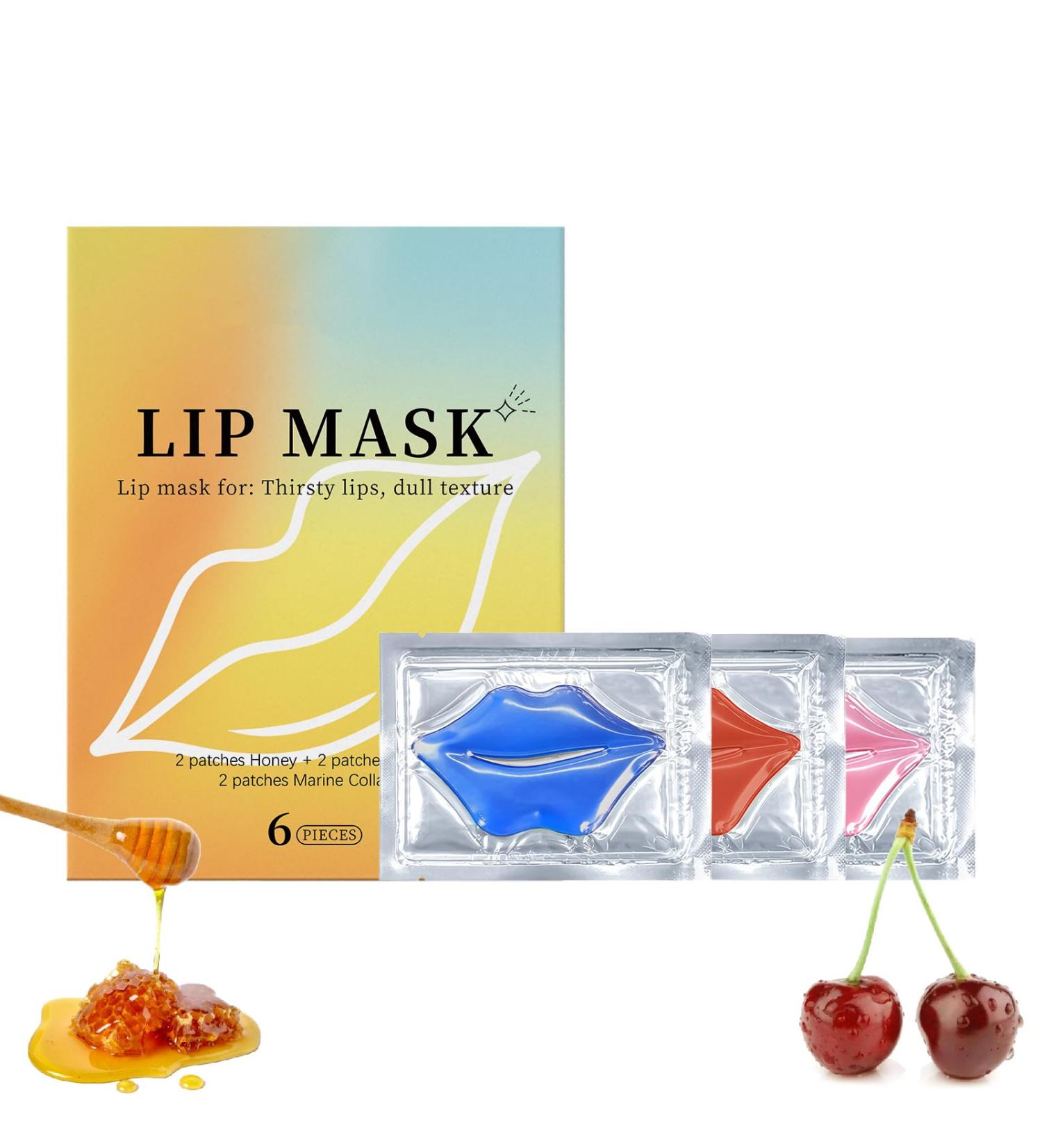 Hengxuan Deeply nourishing hydrating lip mask hydrating treatment for soft smooth lips exfoliates dead skin cells reduces fine lines and dryness 1 - Buy Online on GoSupps.com