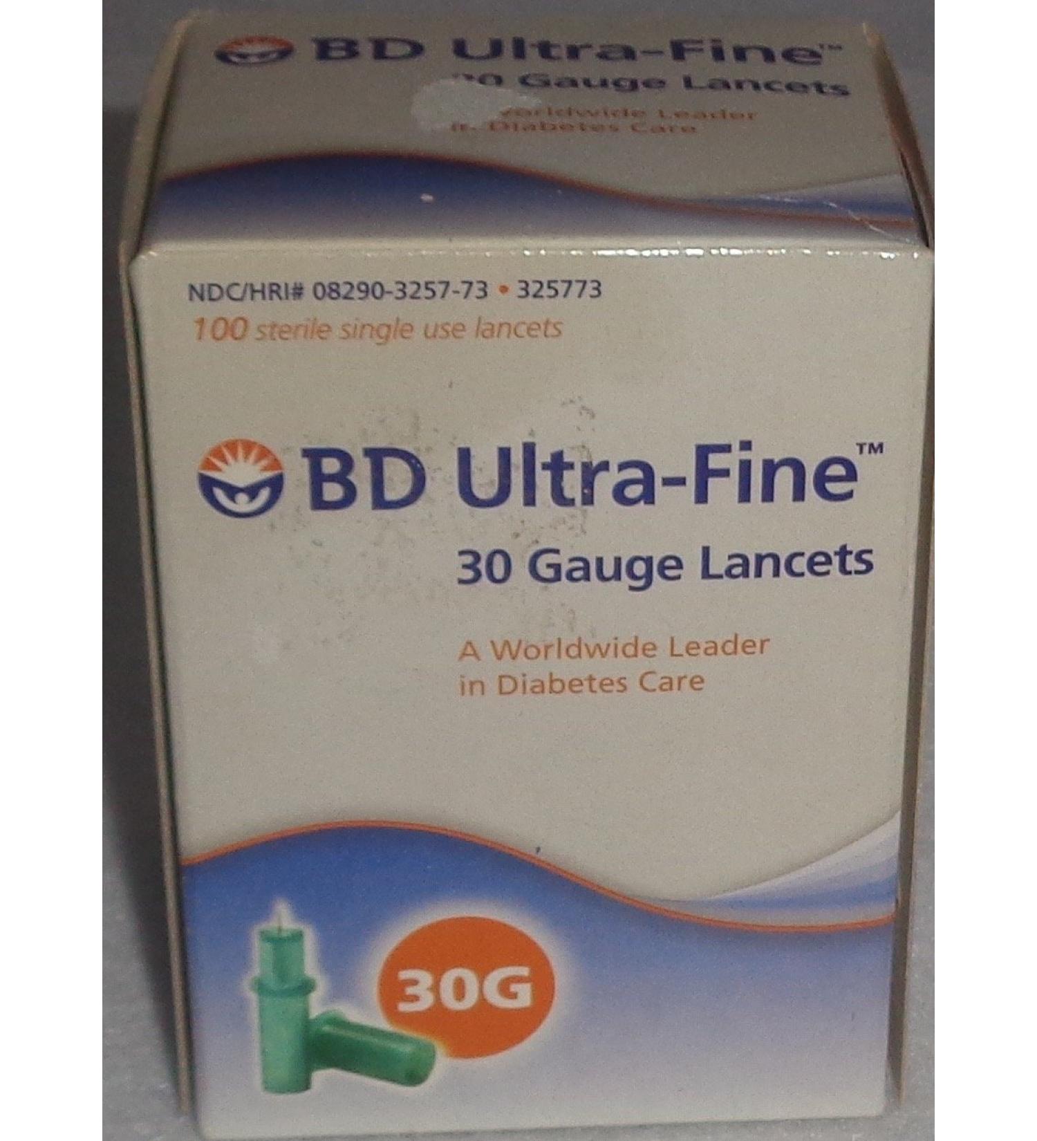 BD Ultra-Fine 30 Gauge Lancet - 100 Pack | Precision Diabetes Care for International Shipping - Buy Online on GoSupps.com