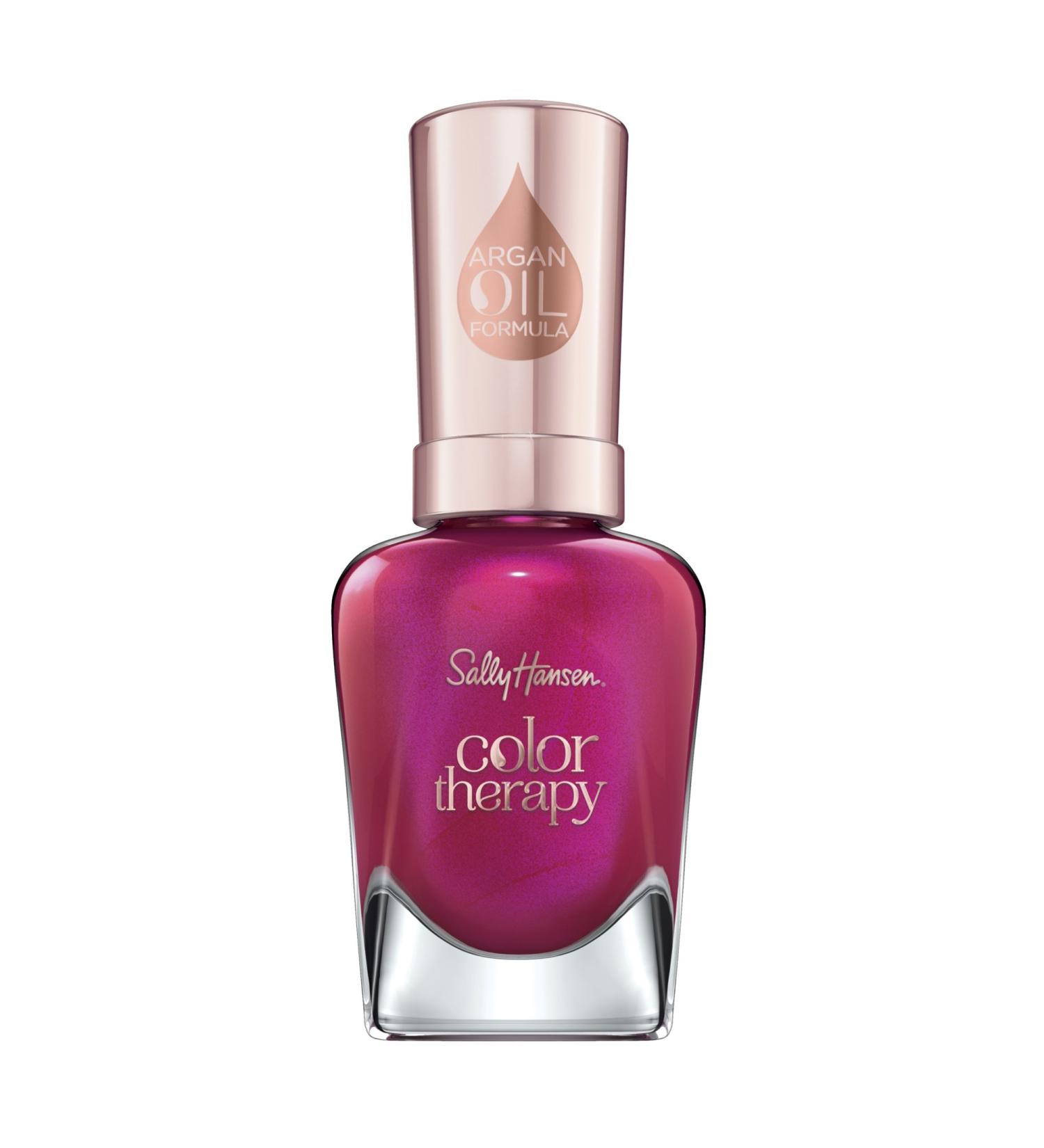 Sally Hansen Color Therapy Nail Polish - Rosy Glow 0.5 Fl Oz | Buy Internationally - Buy Online on GoSupps.com