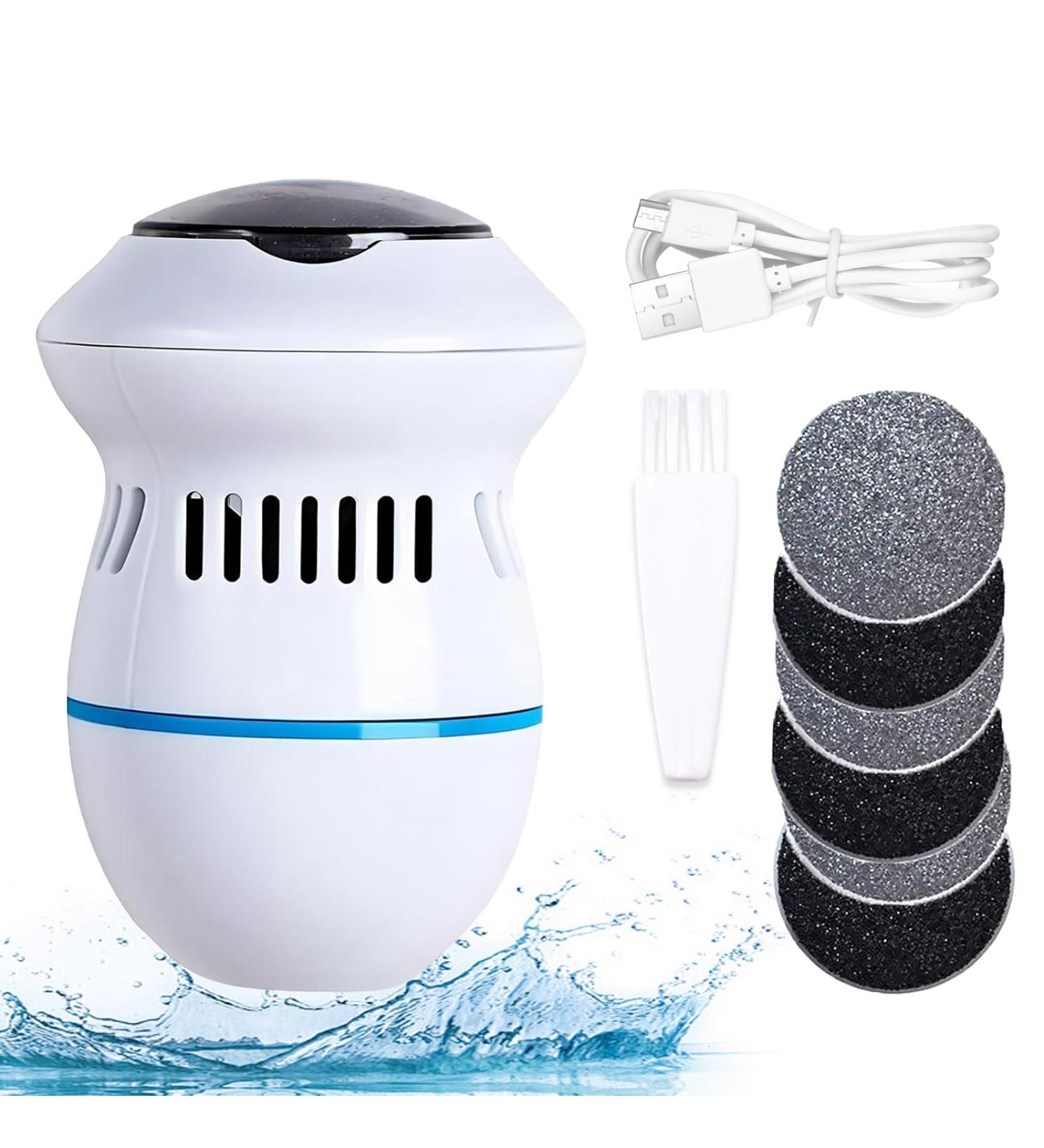 Electric Callus Remover Electric Callus Remover Pedicure Set Foot Care Electric Rechargeable Foot Callus Remover 6 Grinding Heads Included - Buy Online on GoSupps.com