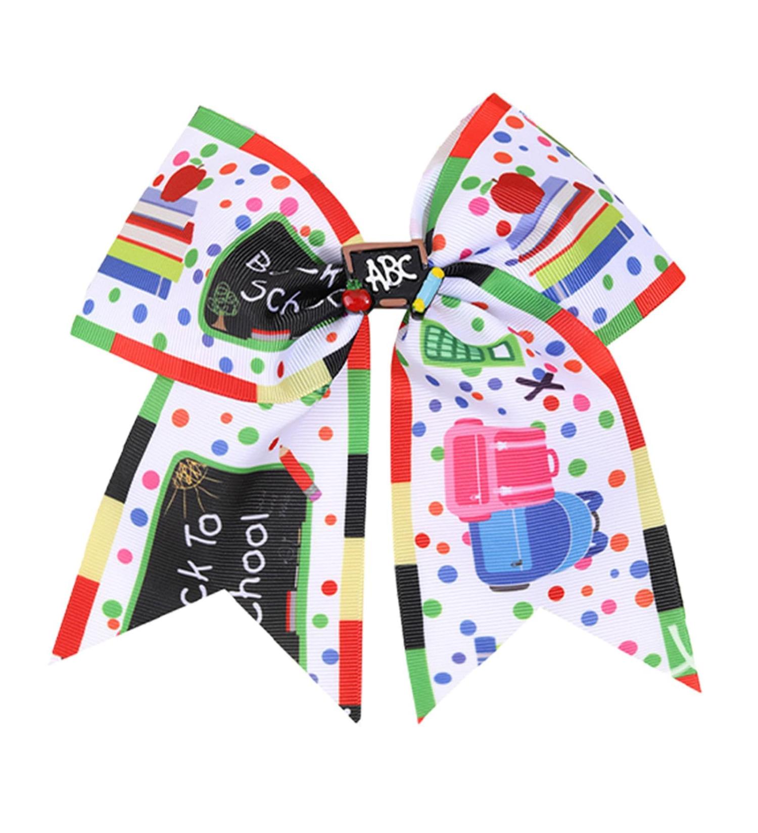 Back to School Hair Clips - Cartoon Back to School Hair Barrettes | Chic Hair Accessories Portable Barrettes for Students - Buy Online on GoSupps.com
