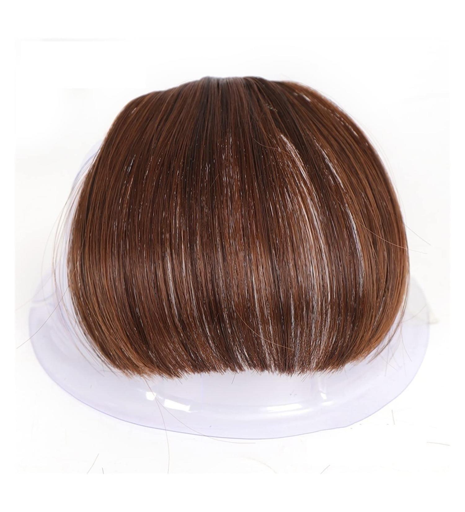 Bangs Hair Clip Hair Clip in Bangs Thick Flat Hairpieces Fringe Bangs Synthetic Fake Clip in Natural Neat Bangs Invisible one Piece Hair for Daily Wear Popular Cosplay Bangs Clip in Hair (Color : 2-3 2-30 - Buy Online on GoSupps.com