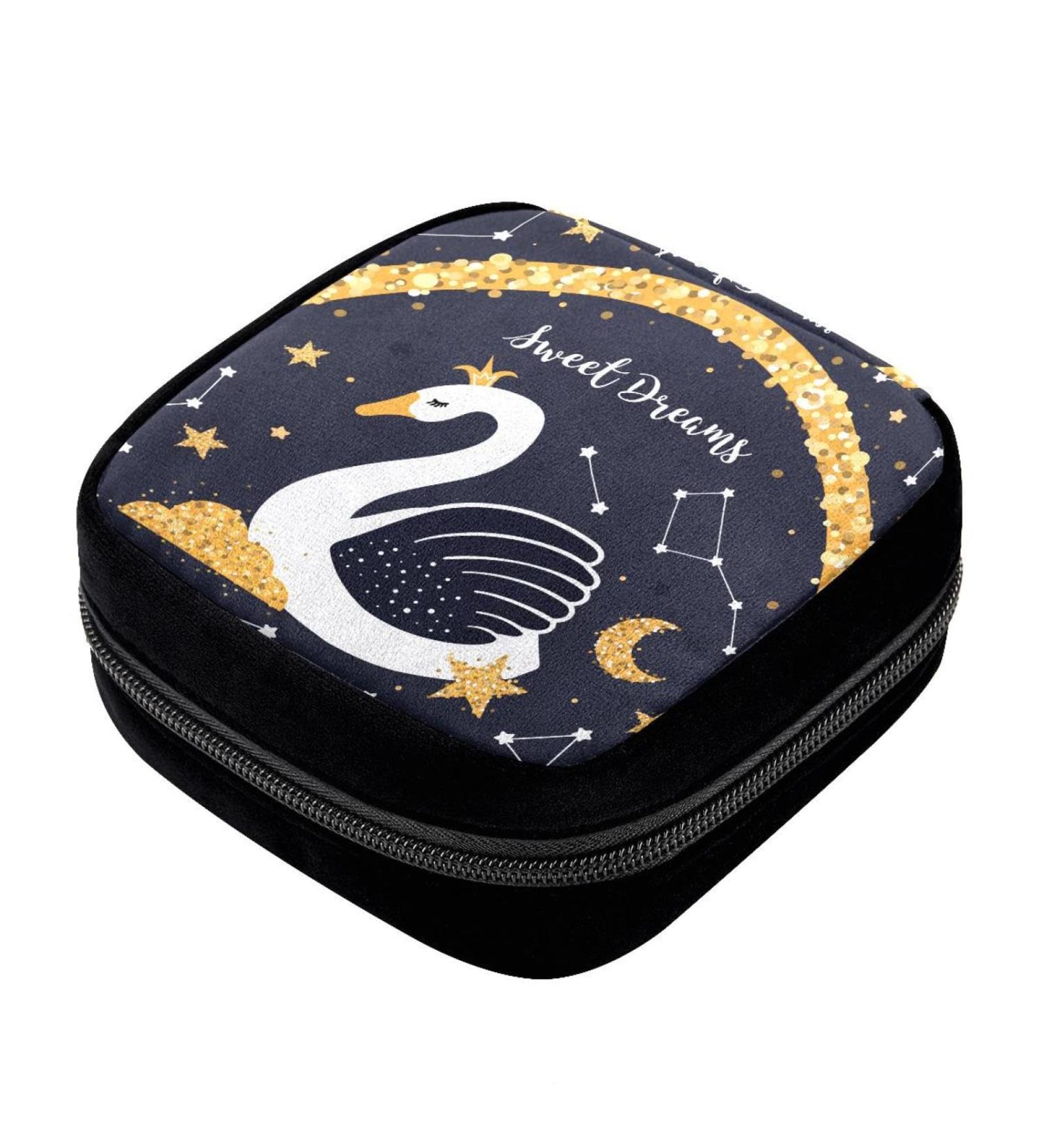 GIAPB Period Bag - Sanitary Napkin Storage & Makeup Pouch (Animal & Constellation Color) - Buy Online on GoSupps.com