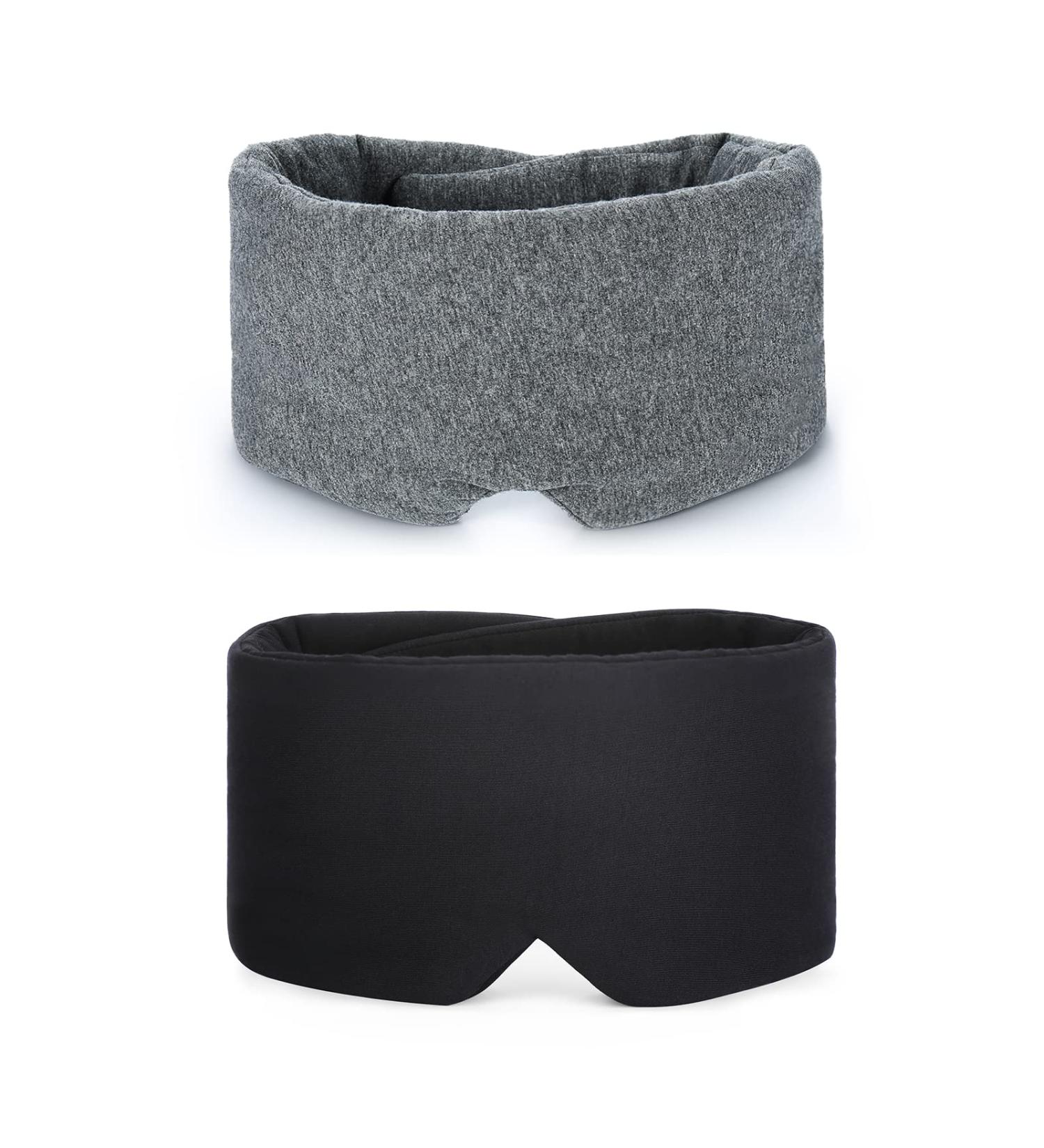 Freshme Handmade Cotton Sleep Mask for Men and Women - Adjustable Soft Eye Cover for Sleeping and Travel - Blackout Eye Blindfold for Nighttime Nap - Breathable Veclro Closure - Buy Online on GoSupps.com