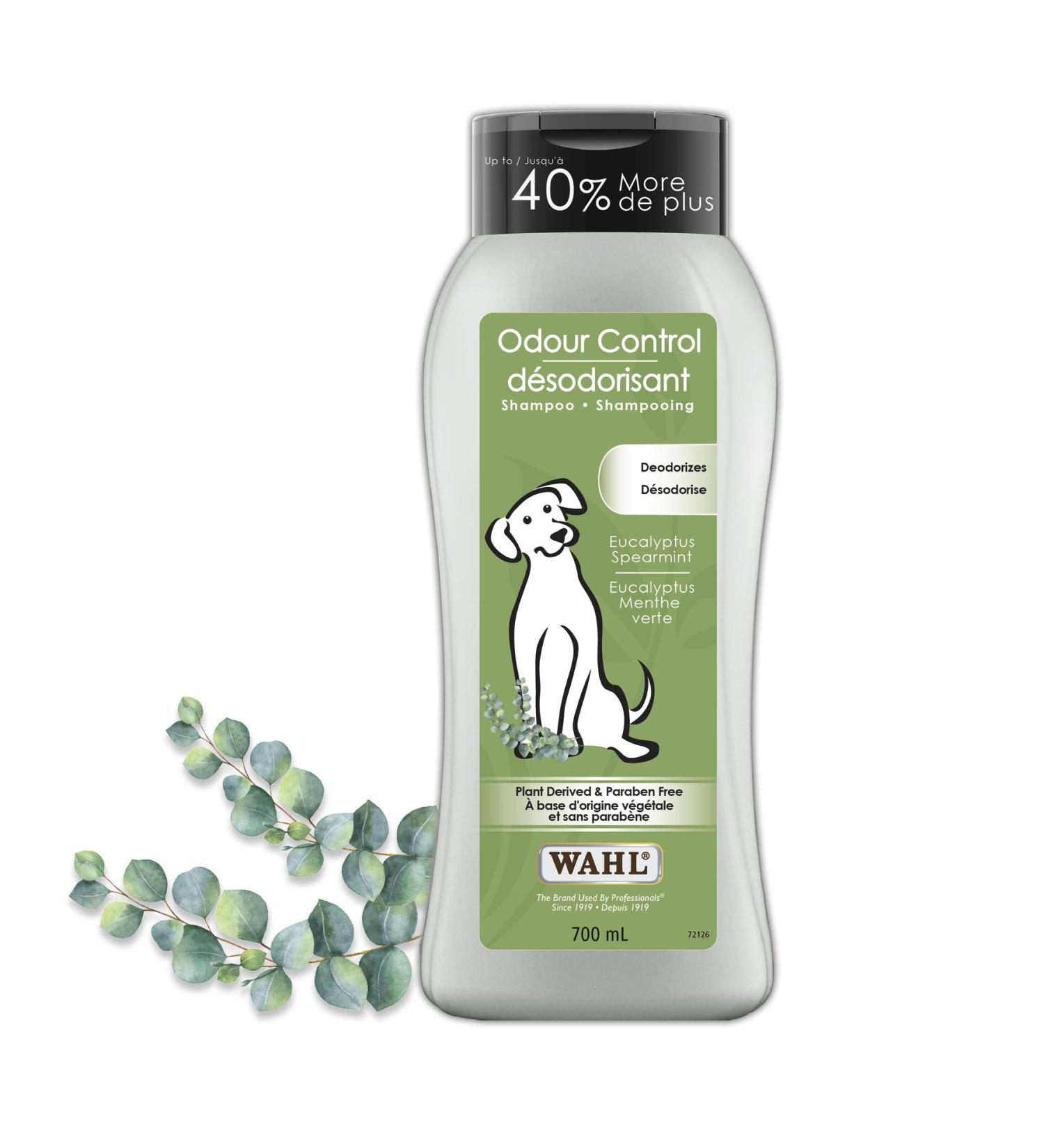 Wahl Canada Dog Puppy Odour Control Shampoo Plant Derived Shampoo in Eucalyptus Mint Deeply Cleanses and Deodorizes Your Dog's Coat While Conditioning the Skin Paraben-Free - Model 58321 - Buy Online on GoSupps.com