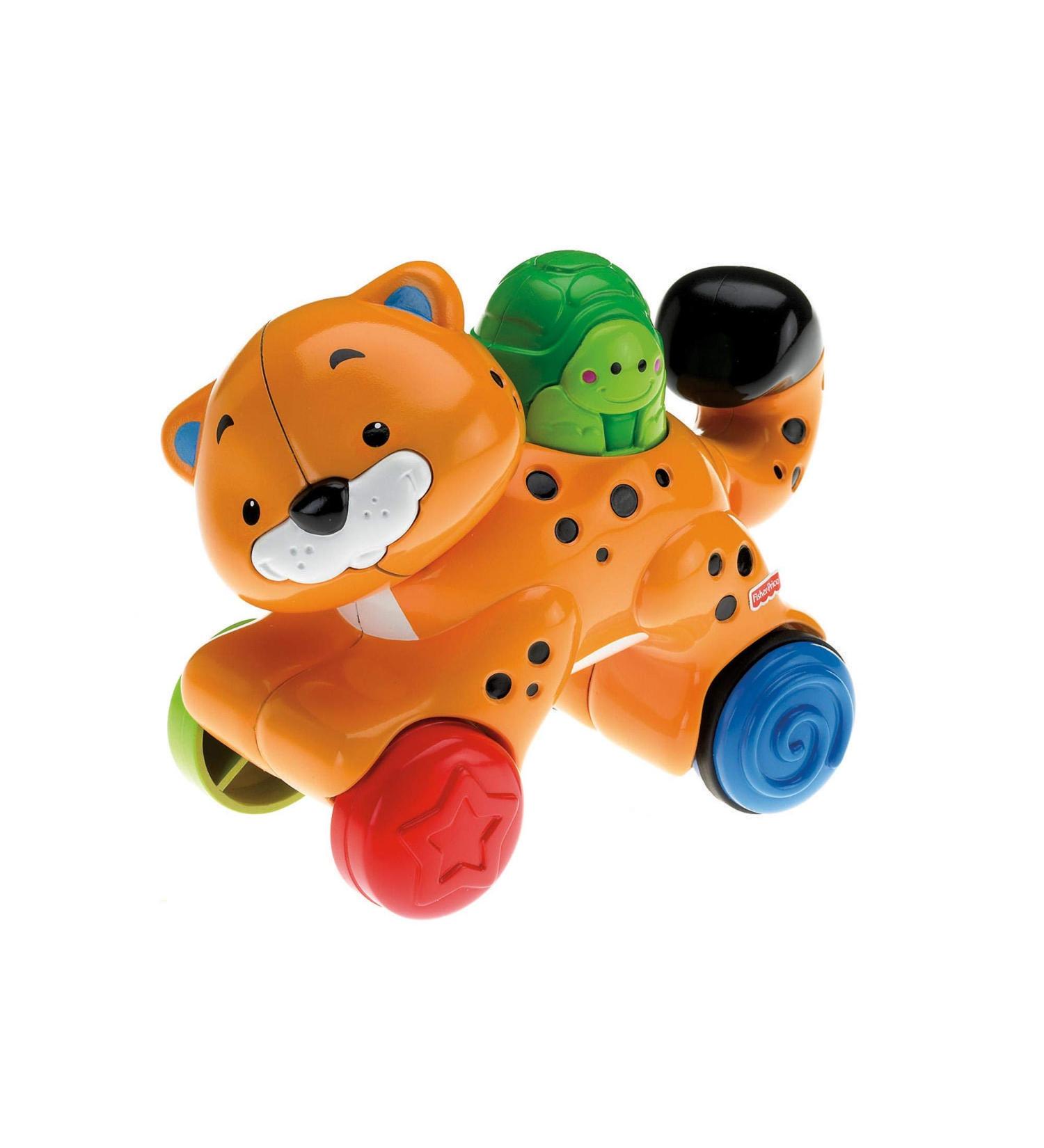 Fisher-Price Amazing Animals Press and Go Cheetah | Best Baby Toddler Toy (6-36 Months) - International Shipping Available - Buy Online on GoSupps.com
