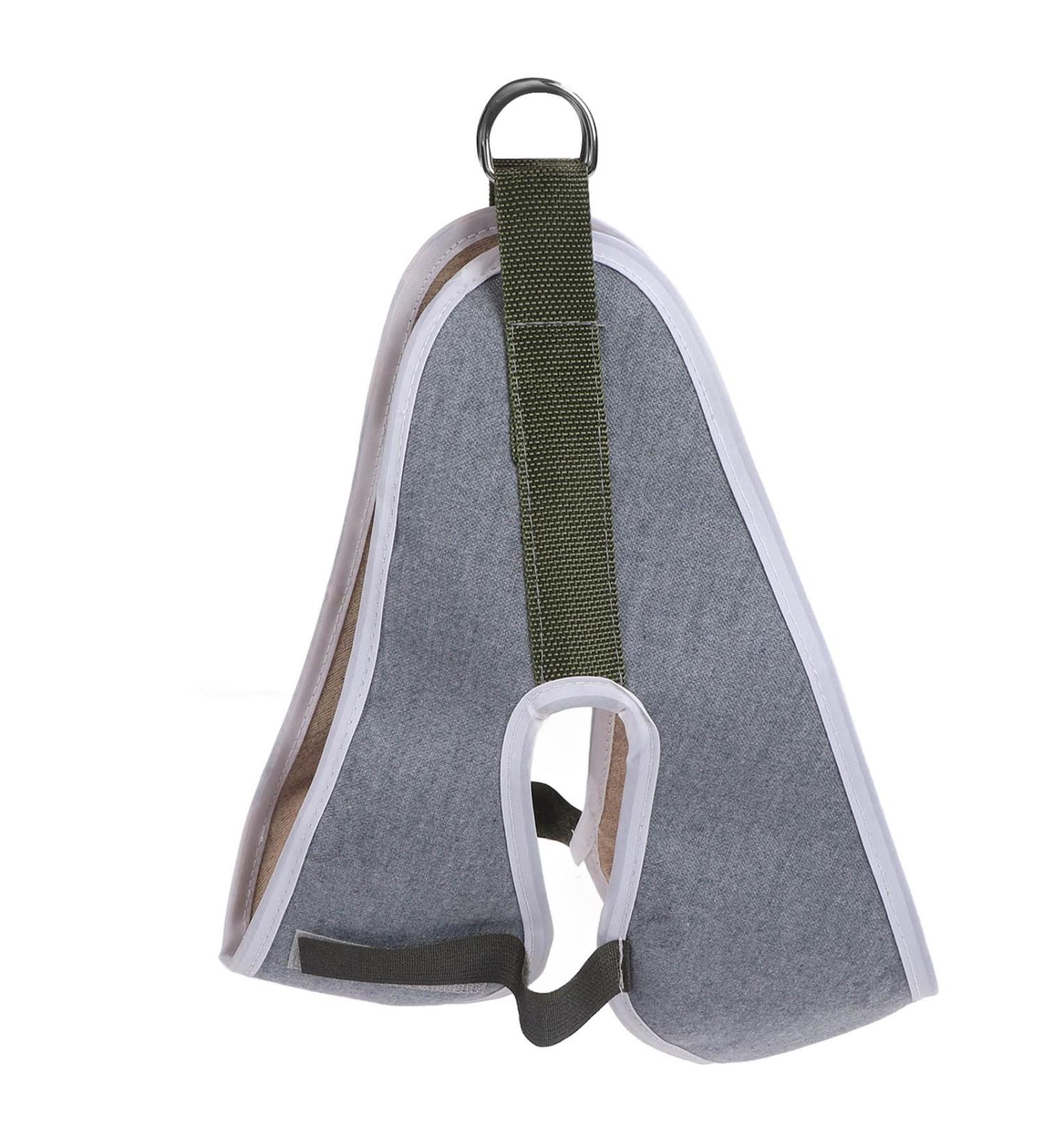 Demeras Adjustable Neck Traction Belt - Skin-Friendly Washable Gray Canvas Girdle for Cervical Traction Chair | International Shipping Available - Buy Online on GoSupps.com