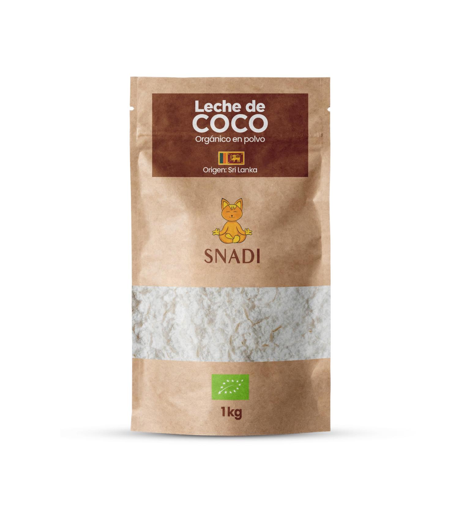 Buy Snadi Organic Coconut Milk Powder - 1kg 100% Natural from Sri Lanka | Dypack Kraft Paper | No Additives or Preservatives | Perfect for Shakes Curries & Vegan Recipes - Buy Online on GoSupps.com