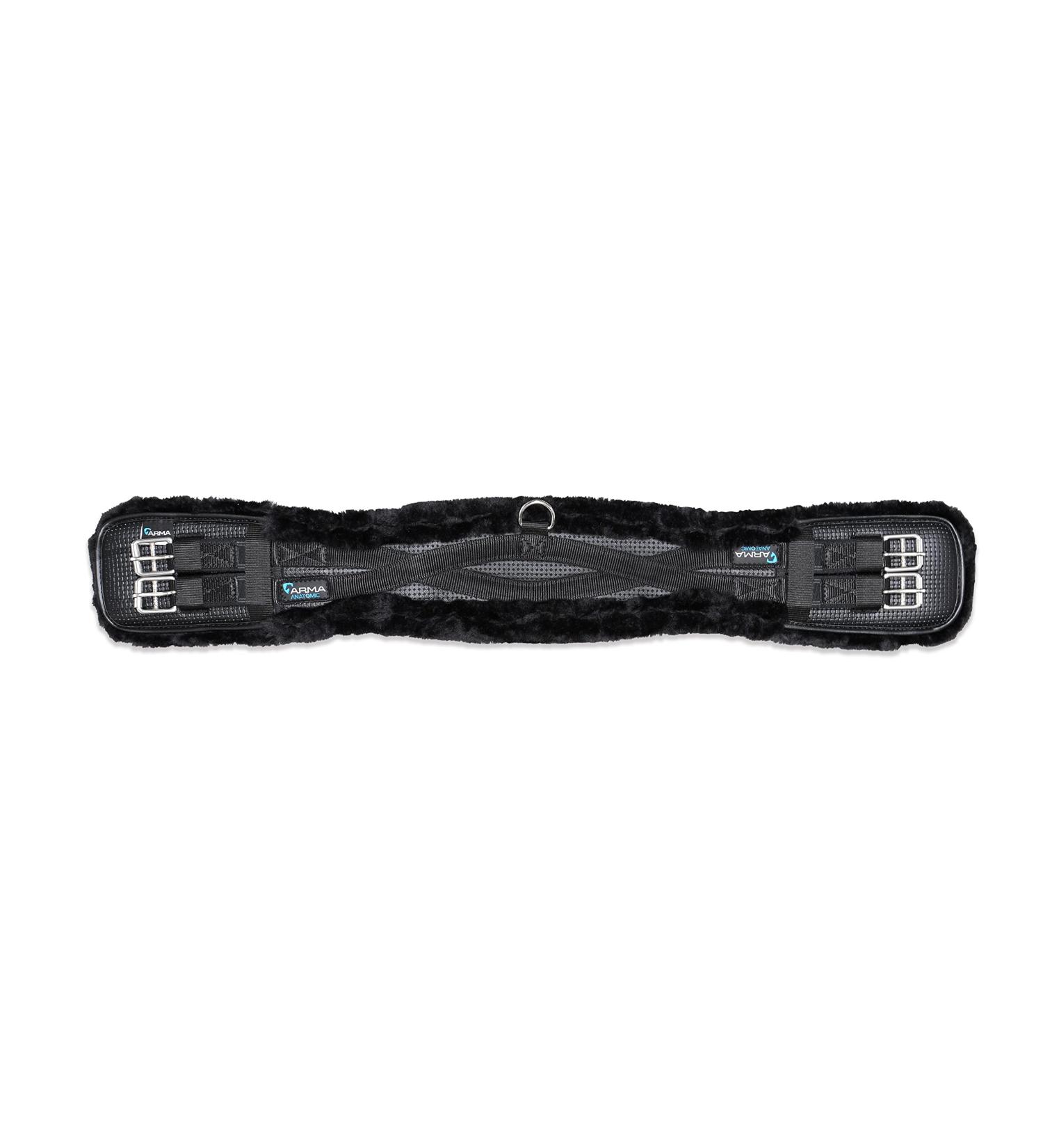 Shires ARMA SupaFleece Dressage Girth - Elastic - Black Black 22 - Buy Online on GoSupps.com